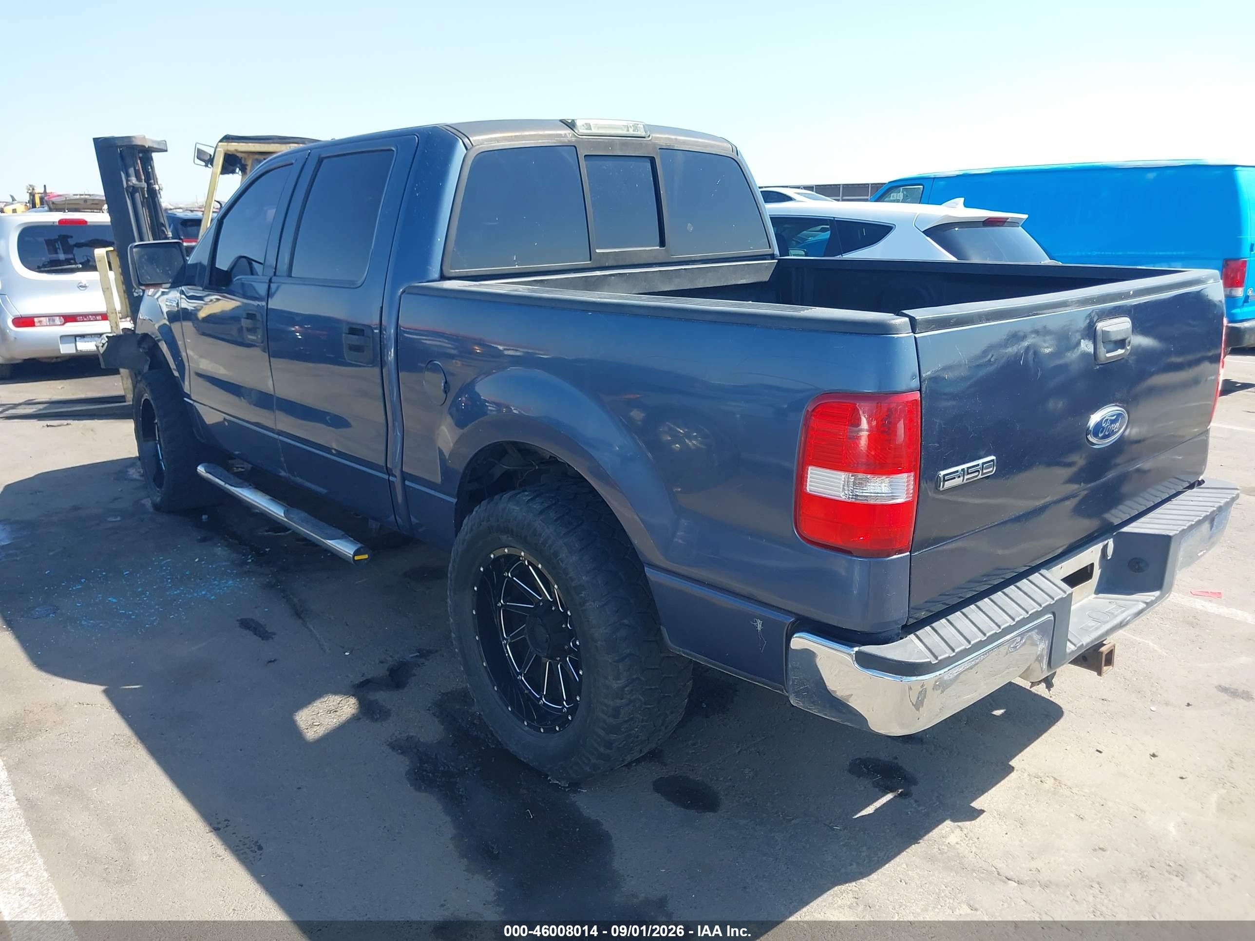 2005 Ford F-150 Lariat/xlt Blue vin: 1FTPW12535FA54912