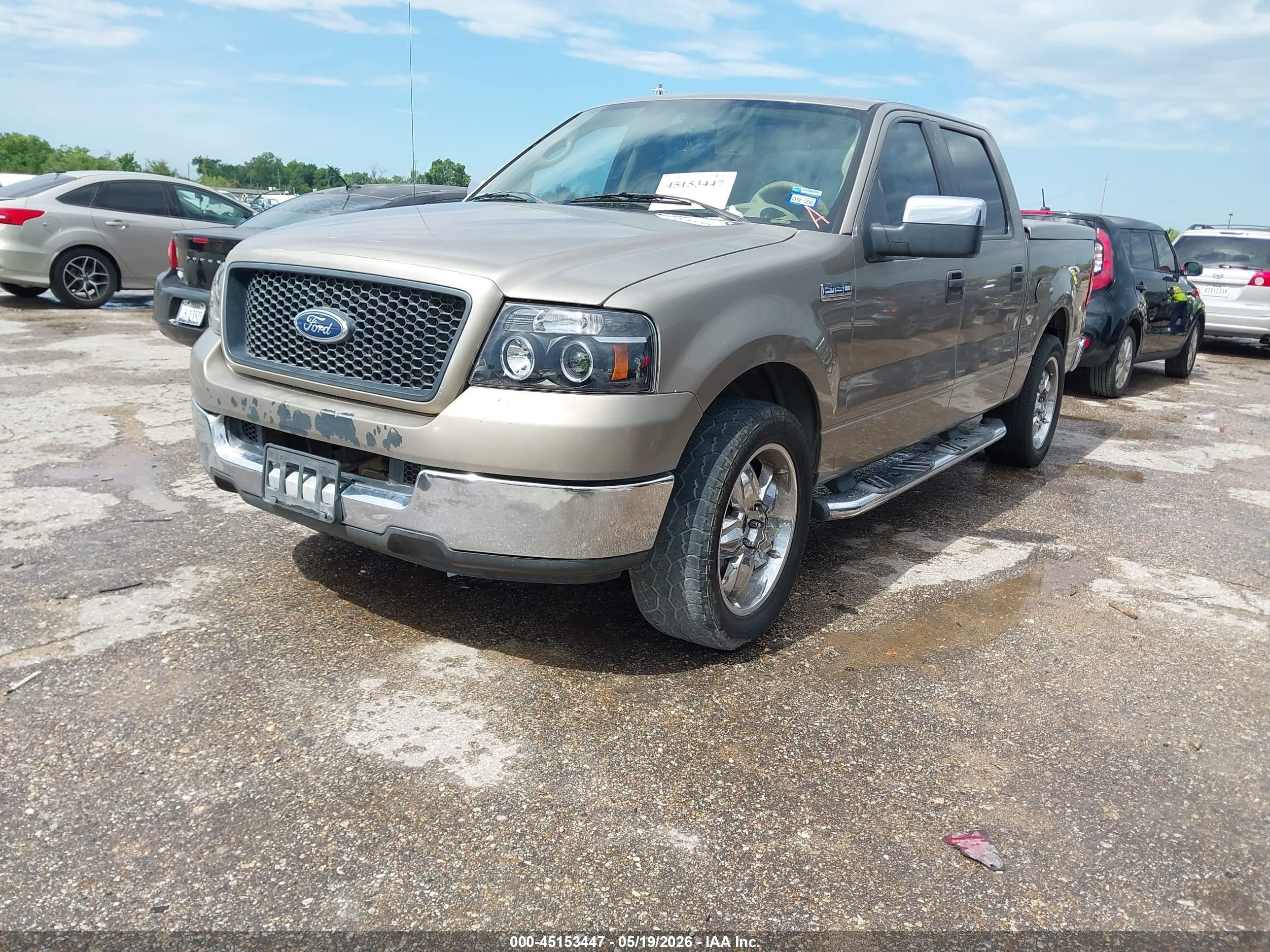 2005 Ford F-150 Lariat/xlt Beige vin: 1FTPW12535FB09102