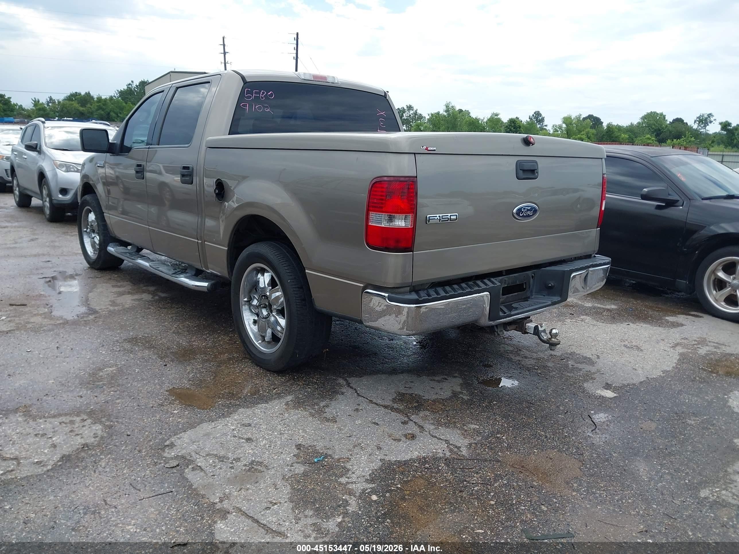 2005 Ford F-150 Lariat/xlt Beige vin: 1FTPW12535FB09102