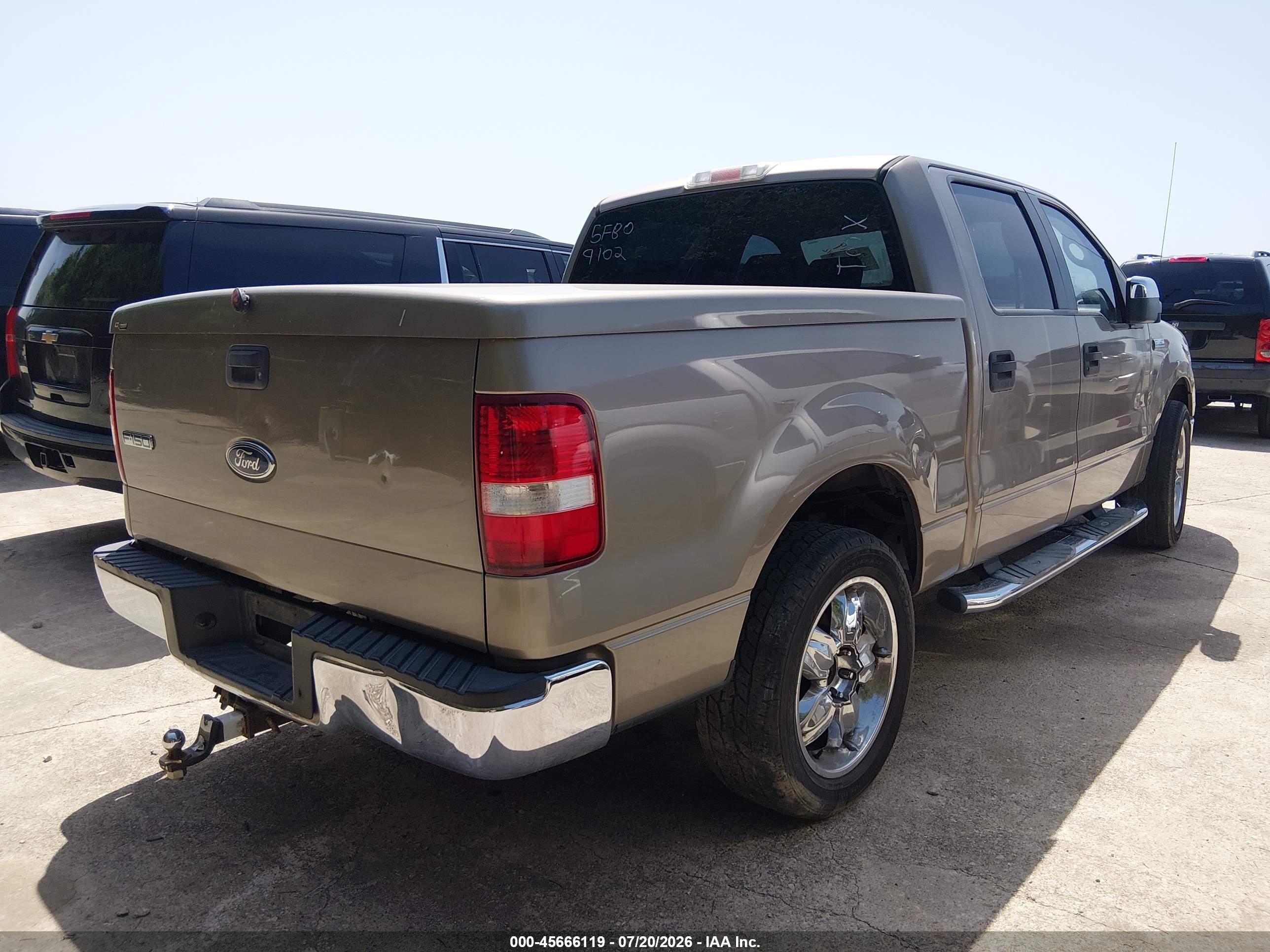 2005 Ford F-150 Lariat/xlt Золотой vin: 1FTPW12535FB09102