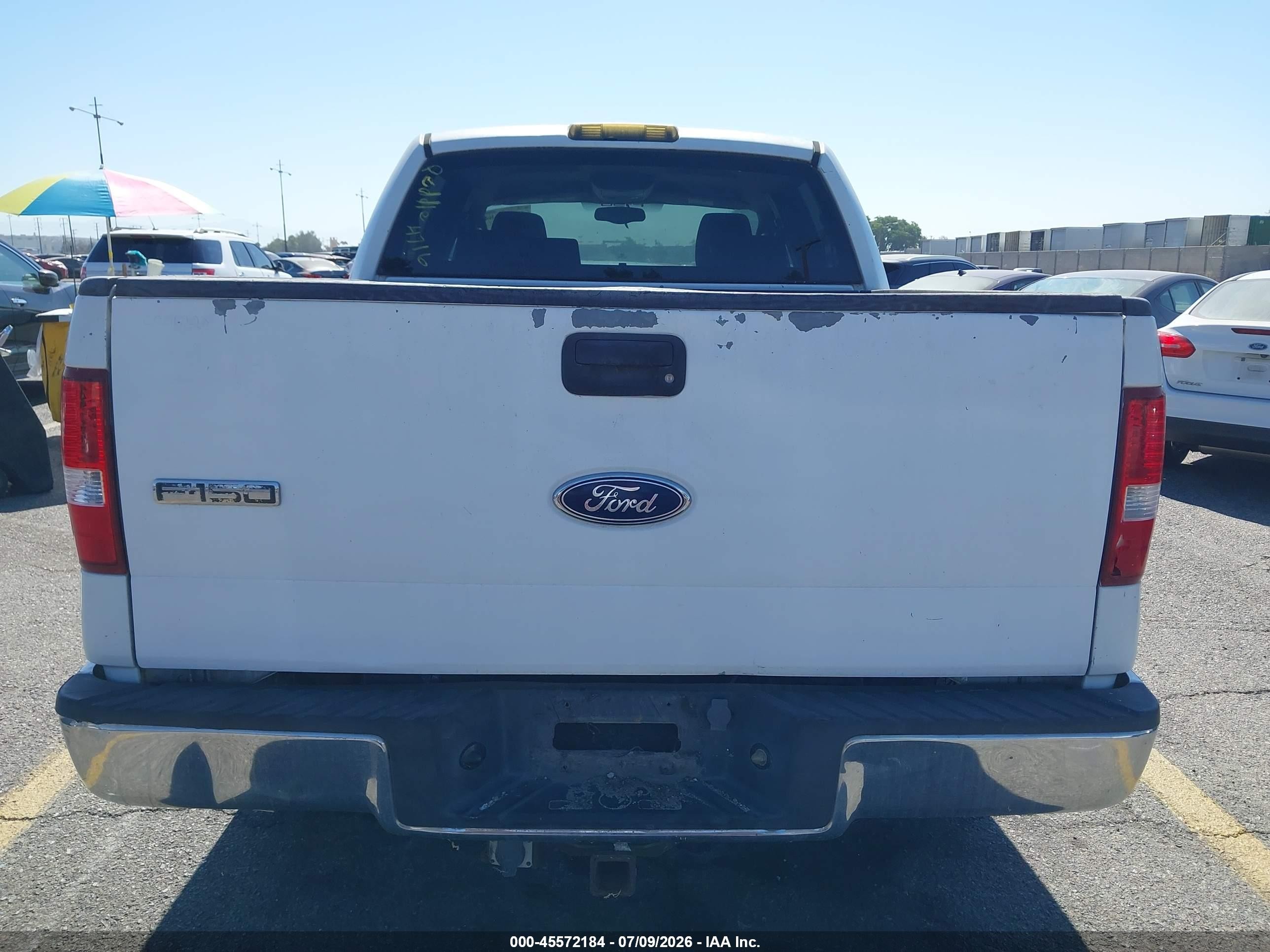 2005 Ford F-150 Lariat/xlt White vin: 1FTPW12535FB24716