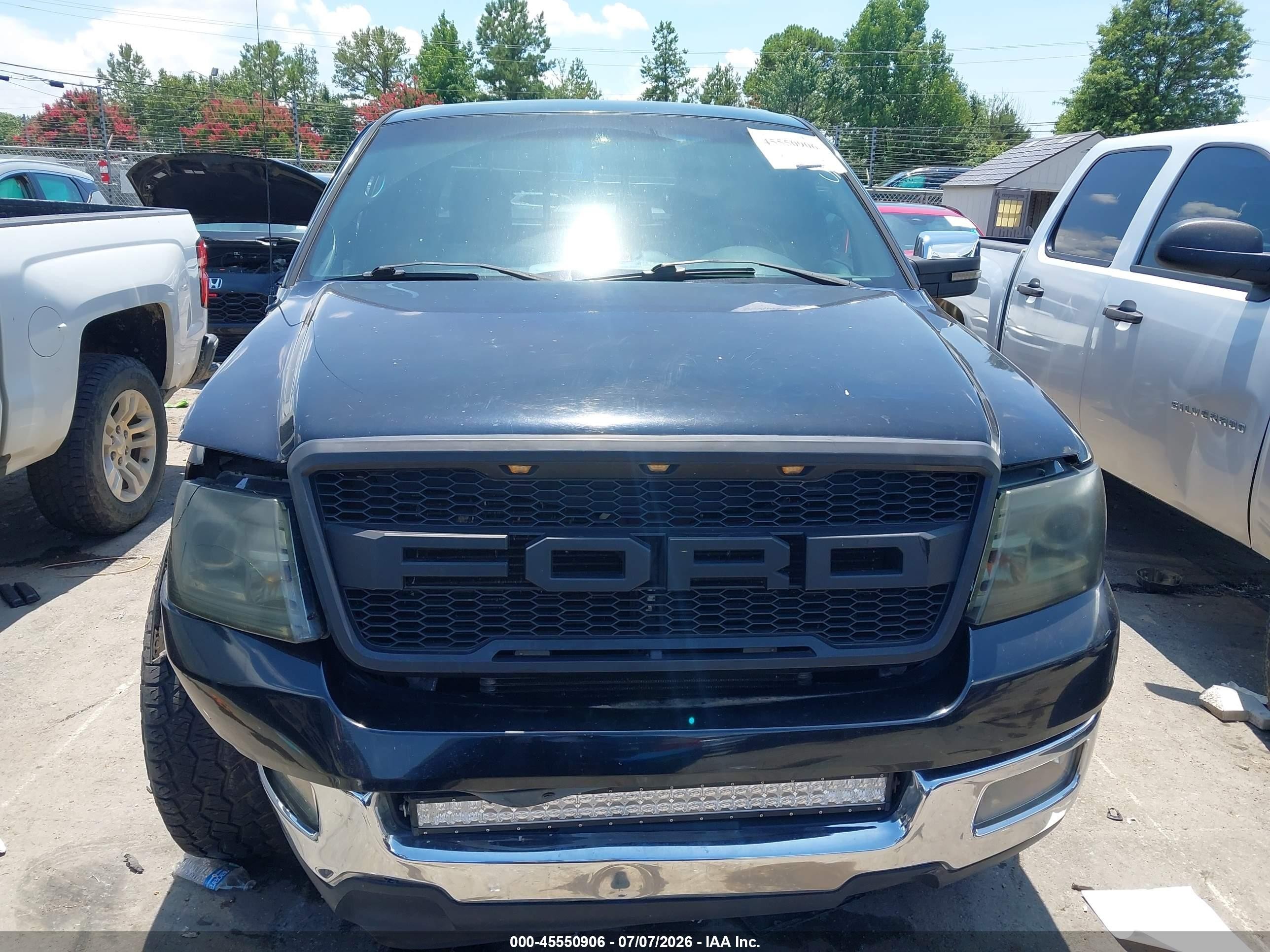 2005 Ford F-150 Lariat/xlt Black vin: 1FTPW12535FB58221