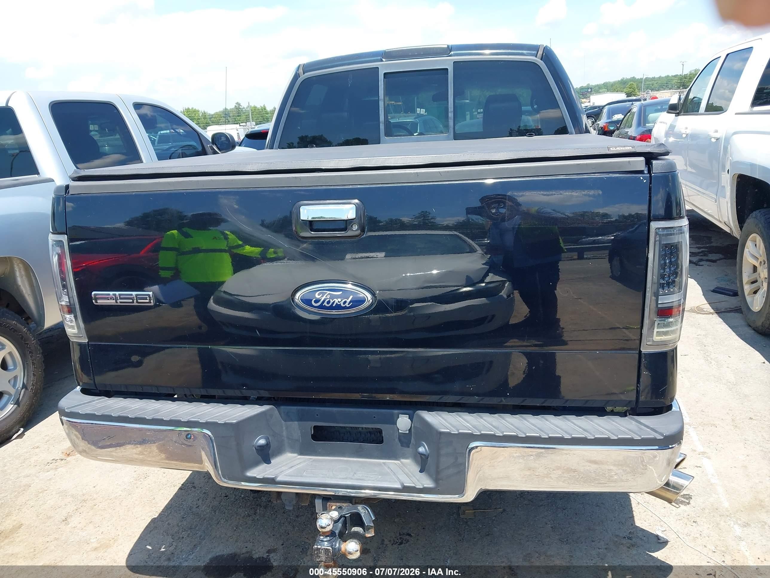 2005 Ford F-150 Lariat/xlt Black vin: 1FTPW12535FB58221