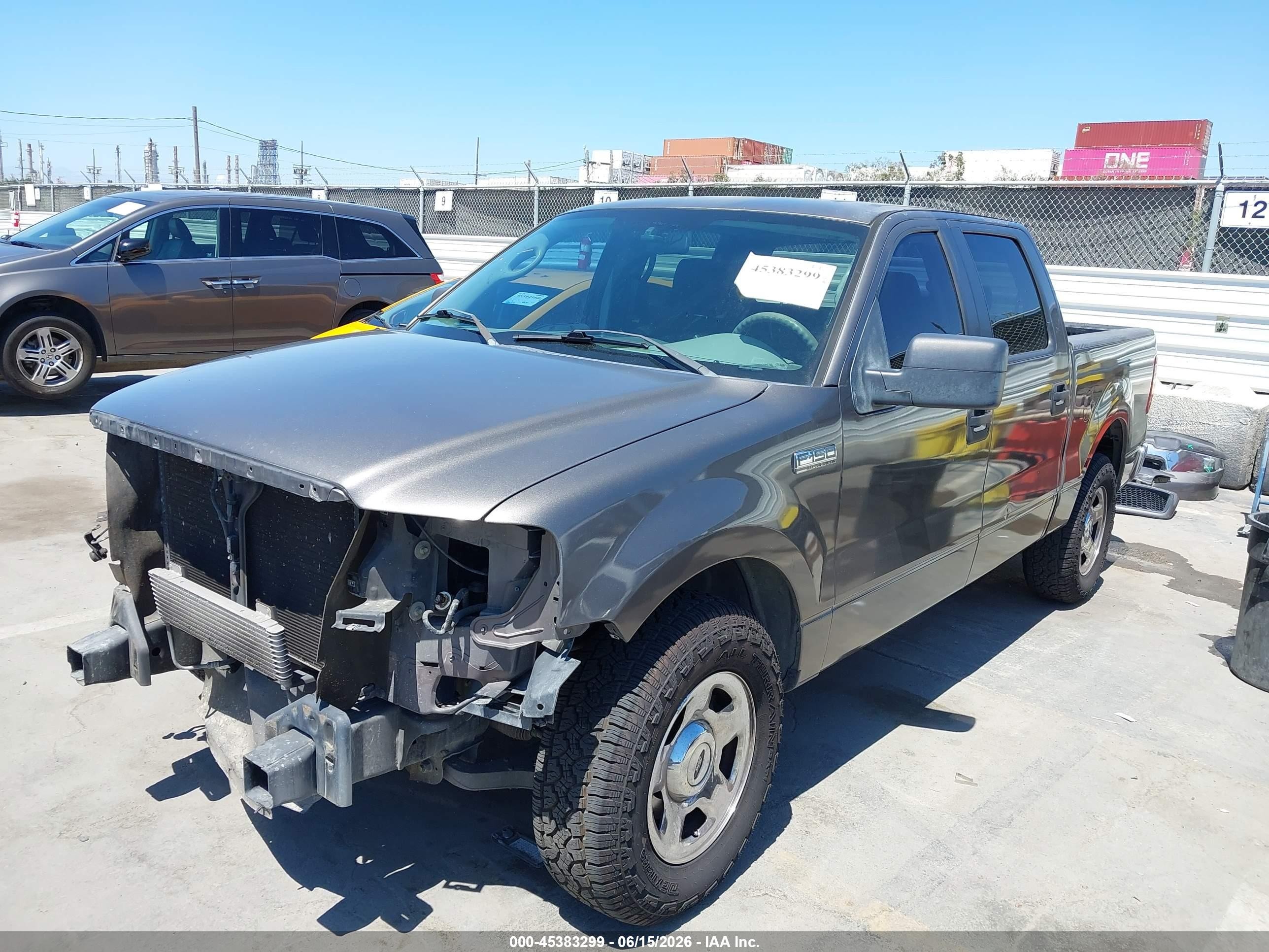 2005 Ford F-150 Lariat/xlt Gray vin: 1FTPW12535KE27969