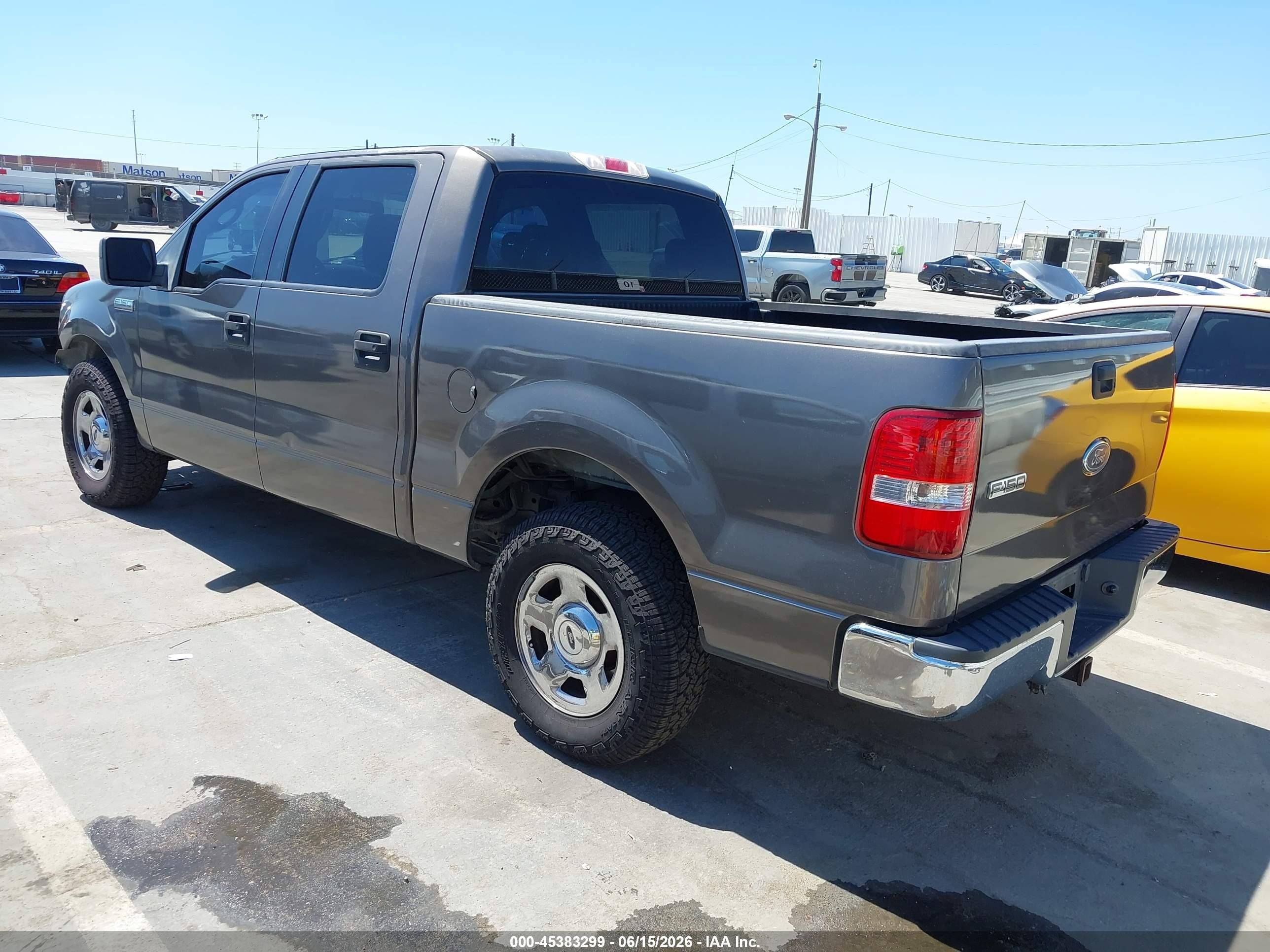 2005 Ford F-150 Lariat/xlt Gray vin: 1FTPW12535KE27969