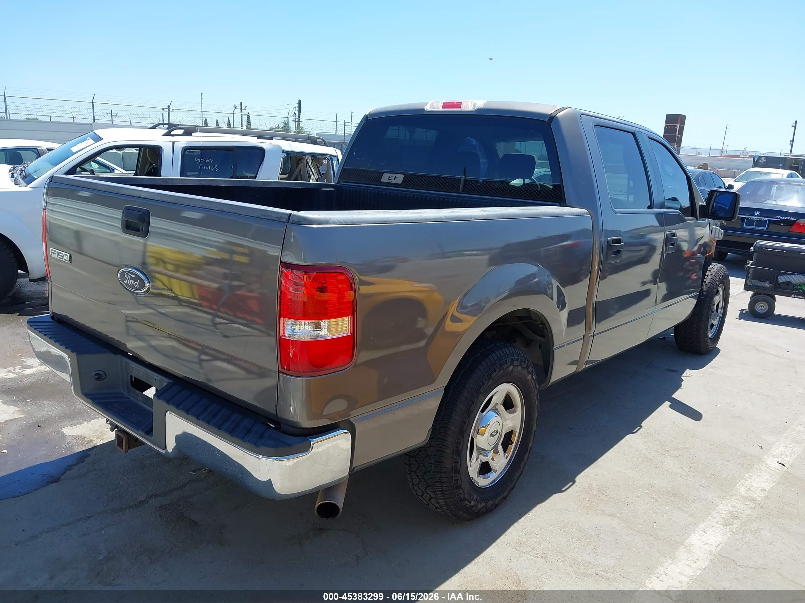2005 Ford F-150 Lariat/xlt Gray vin: 1FTPW12535KE27969