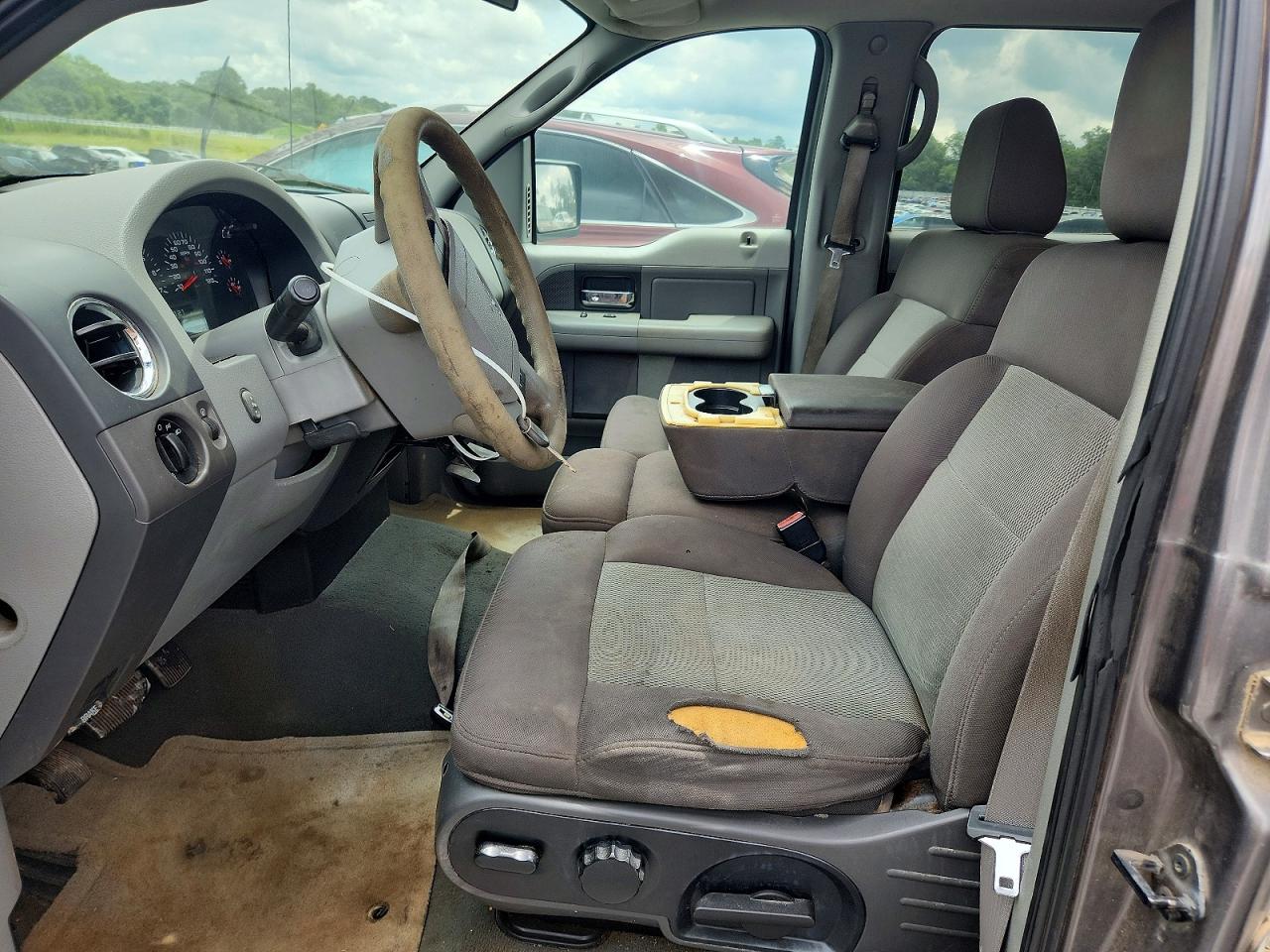 2005 Ford F150 Supercrew Gray vin: 1FTPW12535KE51740