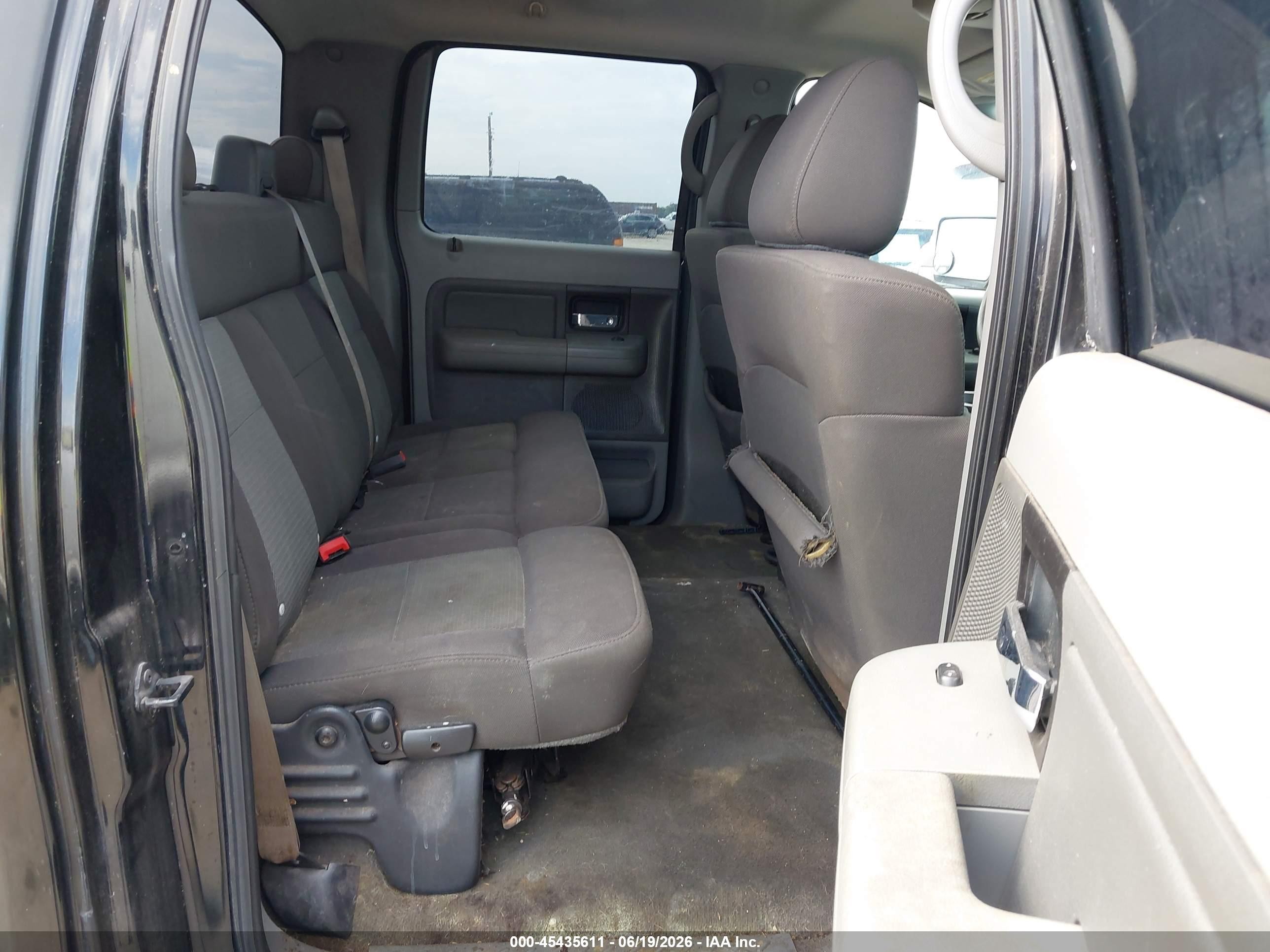 2005 Ford F-150 Lariat/xlt Черный vin: 1FTPW12535KE68344