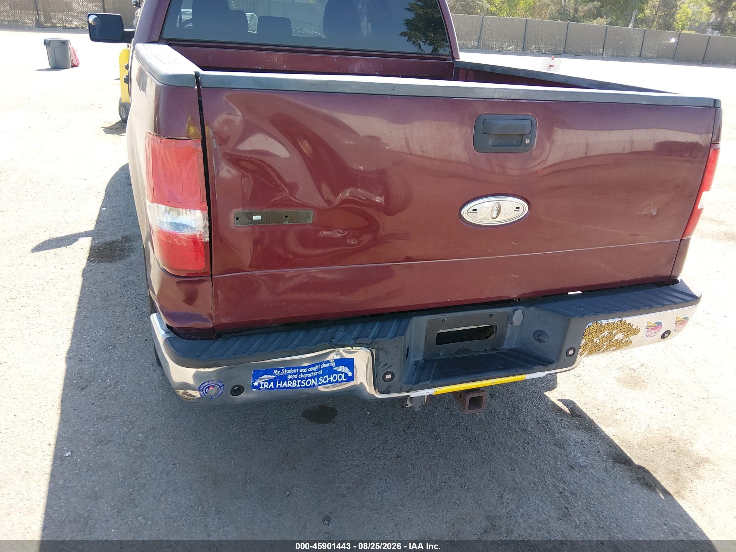 2005 Ford F-150 Lariat/xlt Maroon vin: 1FTPW12535KE92496