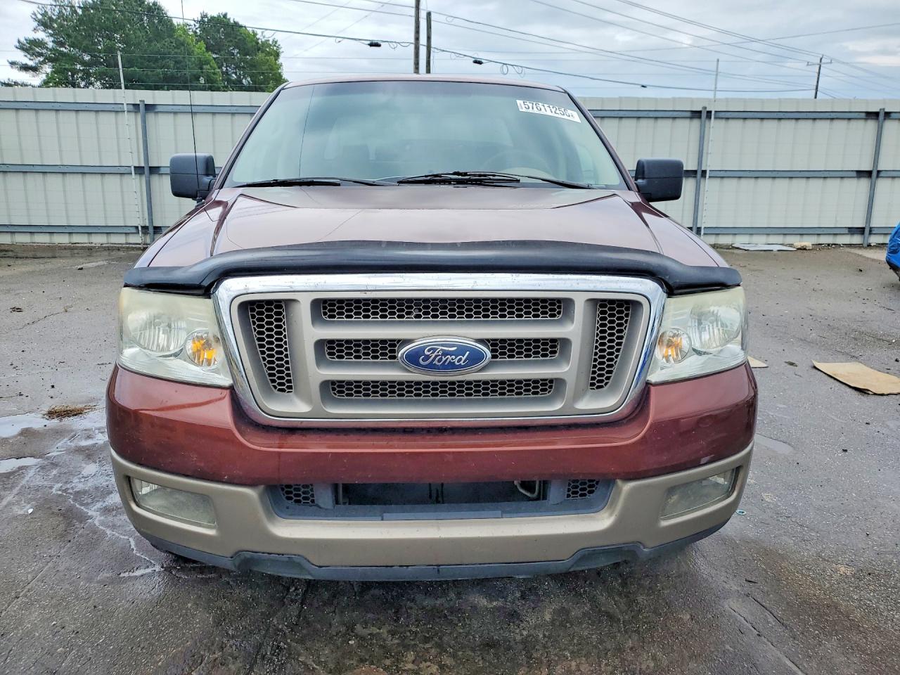 2005 Ford F150 Supercrew Burgundy vin: 1FTPW12535KE94295
