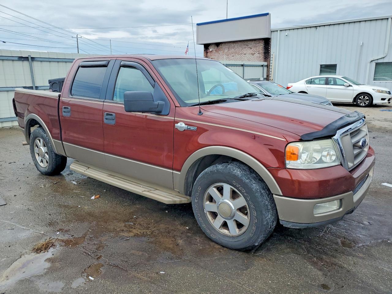 2005 Ford F150 Supercrew Burgundy vin: 1FTPW12535KE94295