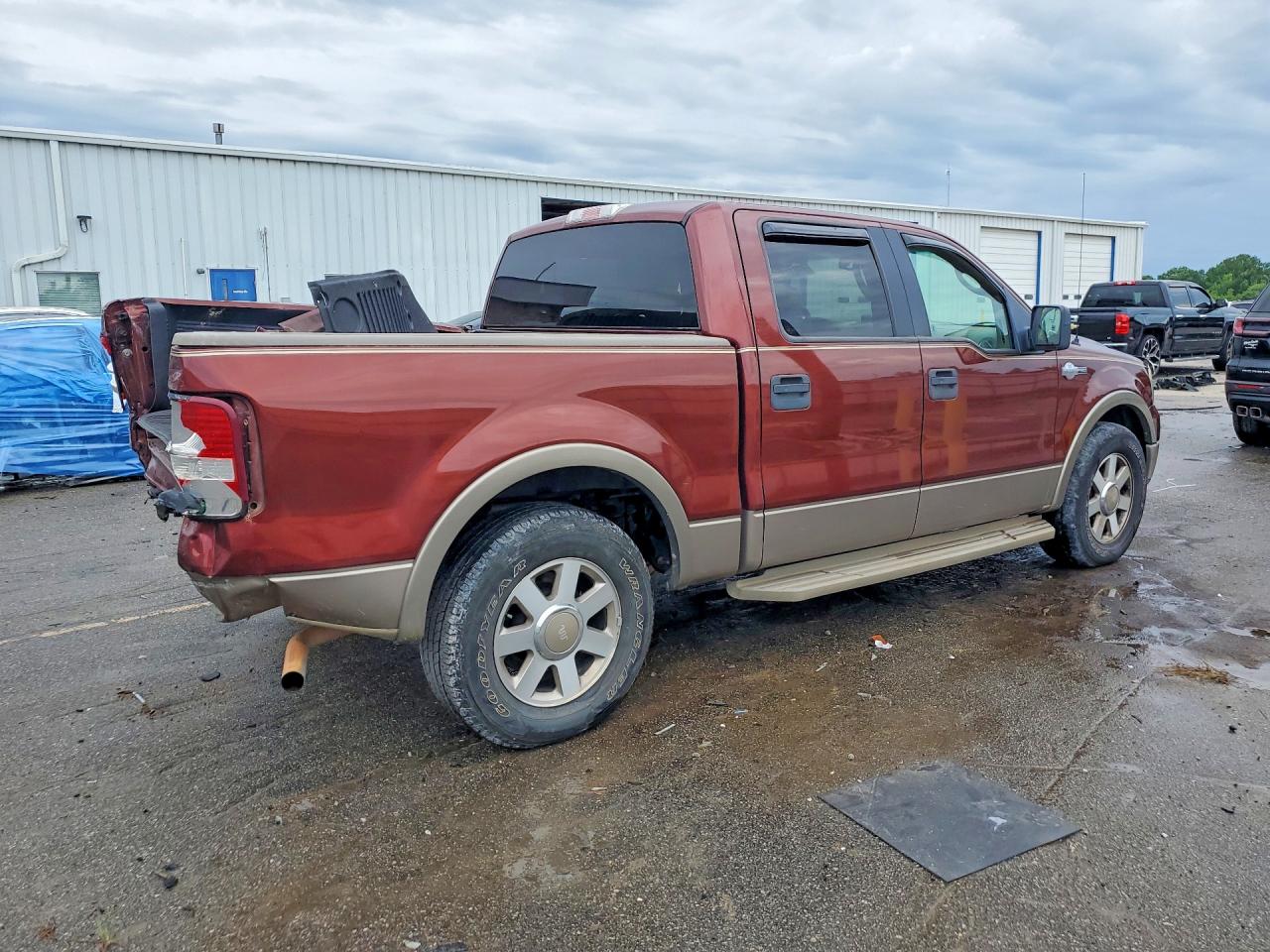 2005 Ford F150 Supercrew Burgundy vin: 1FTPW12535KE94295