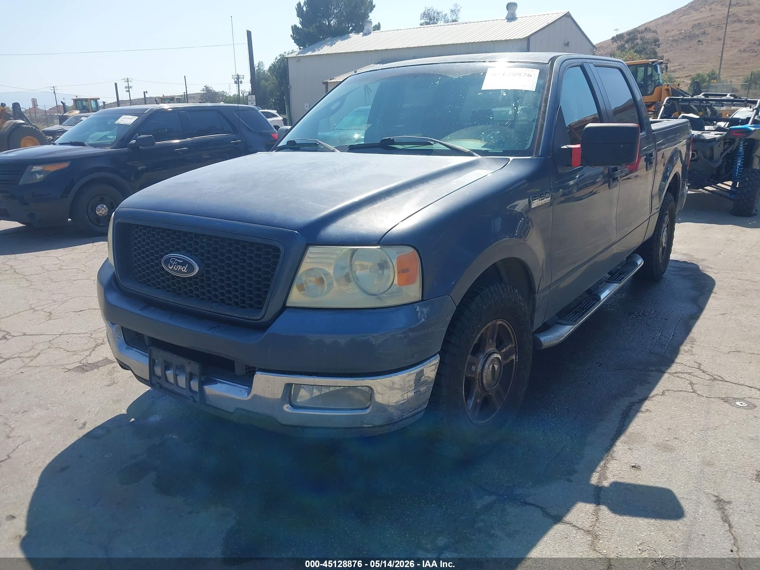 2005 Ford F-150 Lariat/xlt Gray vin: 1FTPW12535KF03187