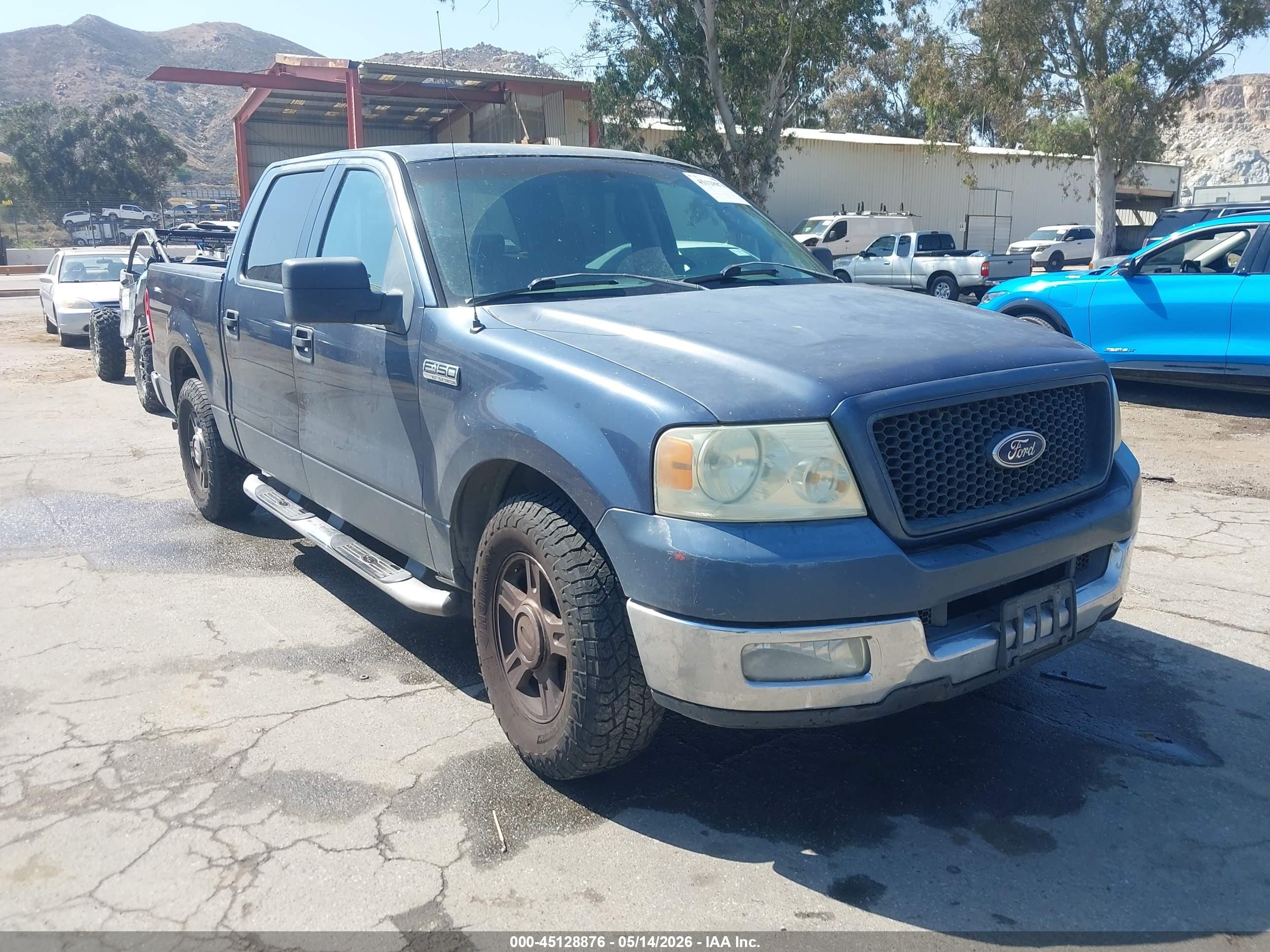 2005 Ford F-150 Lariat/xlt Gray vin: 1FTPW12535KF03187