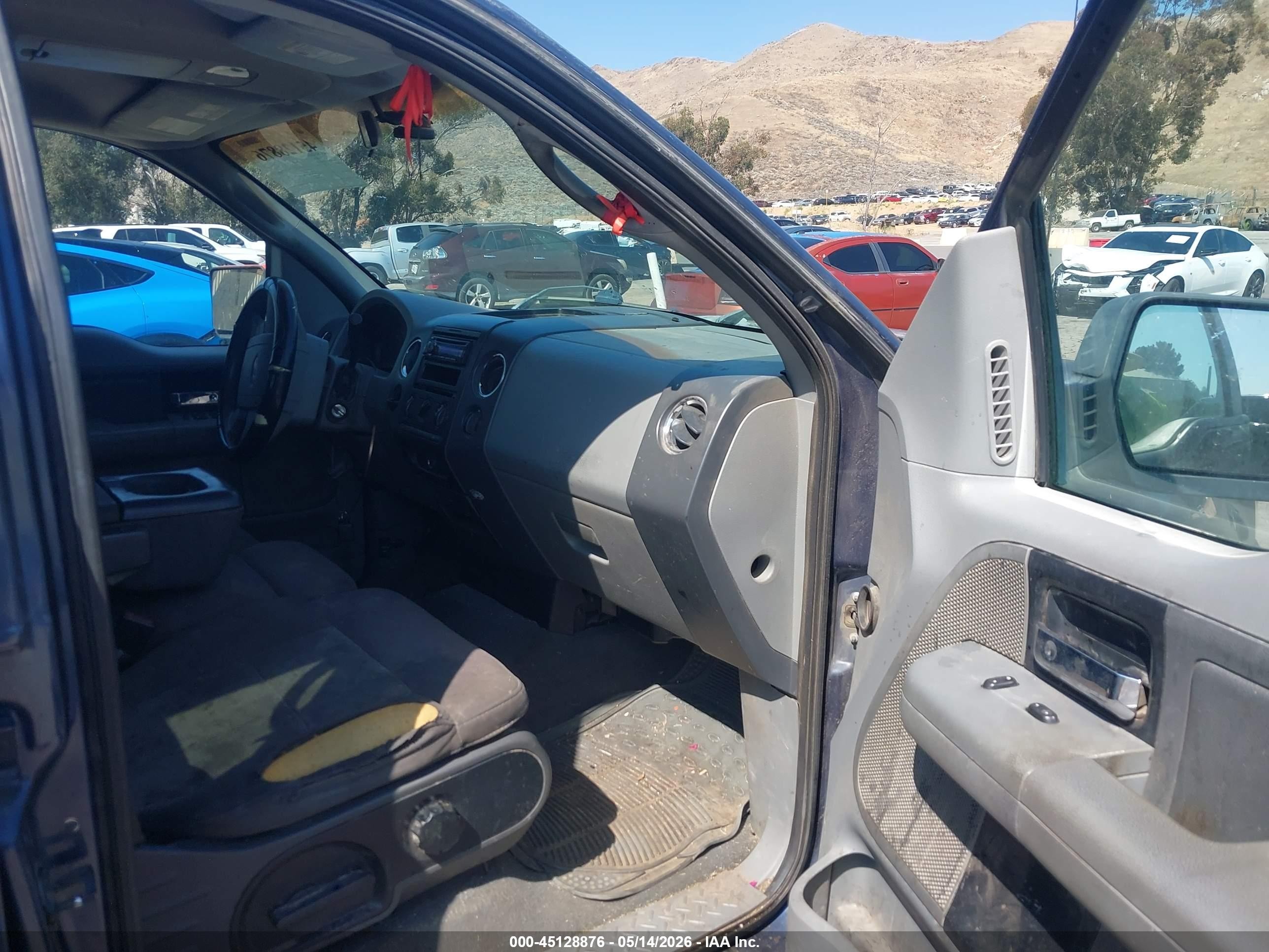 2005 Ford F-150 Lariat/xlt Gray vin: 1FTPW12535KF03187