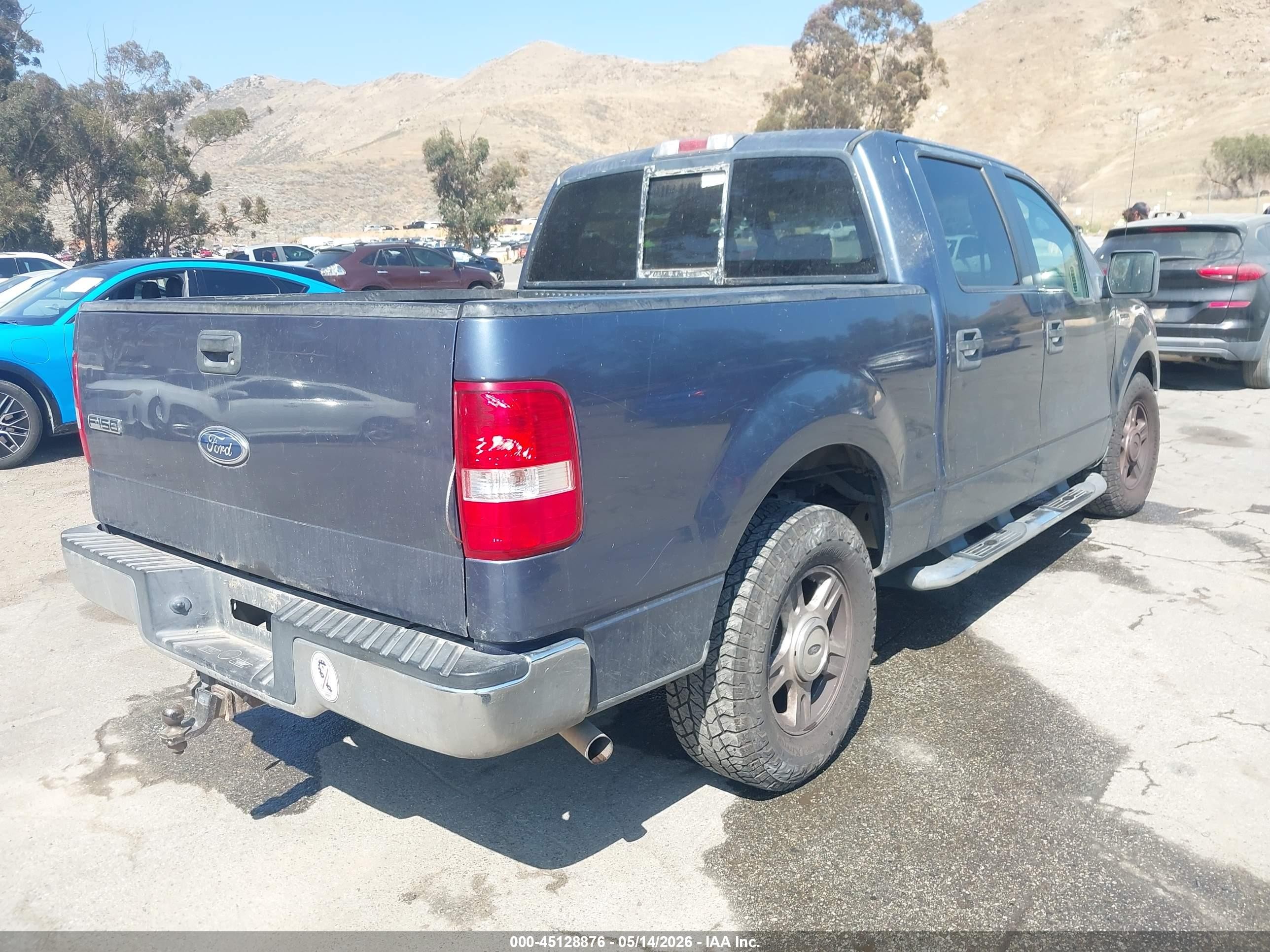 2005 Ford F-150 Lariat/xlt Gray vin: 1FTPW12535KF03187