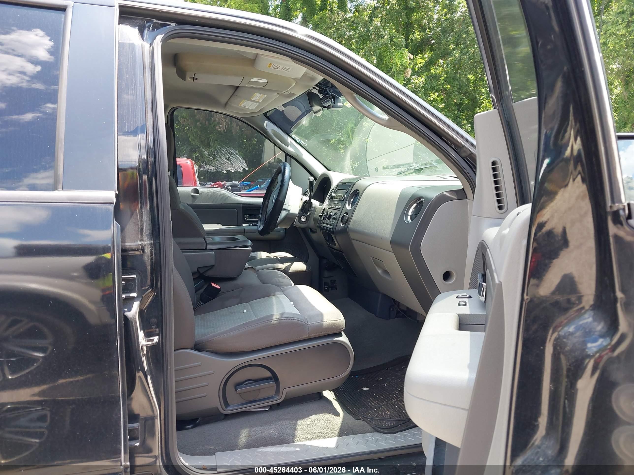 2006 Ford F-150 Lariat/xlt Black vin: 1FTPW12536KB73892