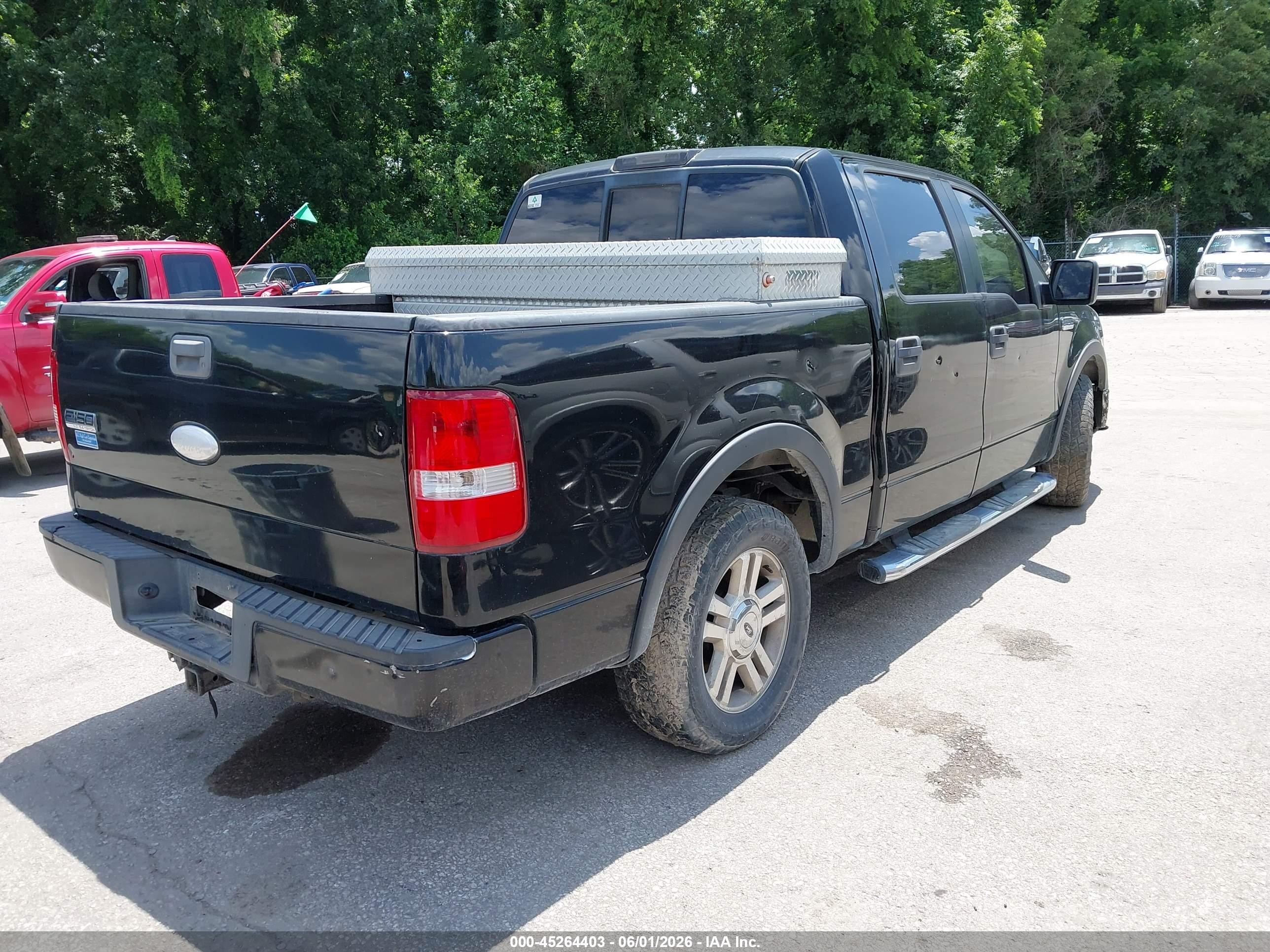 2006 Ford F-150 Lariat/xlt Black vin: 1FTPW12536KB73892