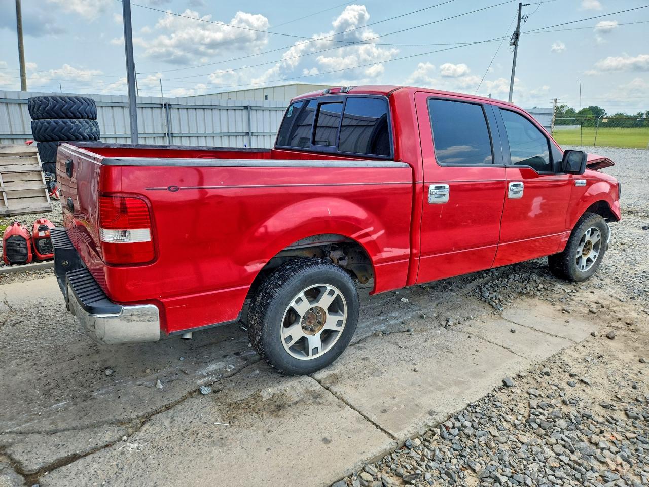 2006 Ford F150 Supercrew Red vin: 1FTPW12536KB74945