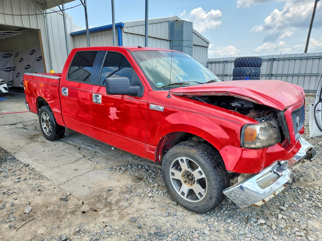 2006 Ford F150 Supercrew Red vin: 1FTPW12536KB74945