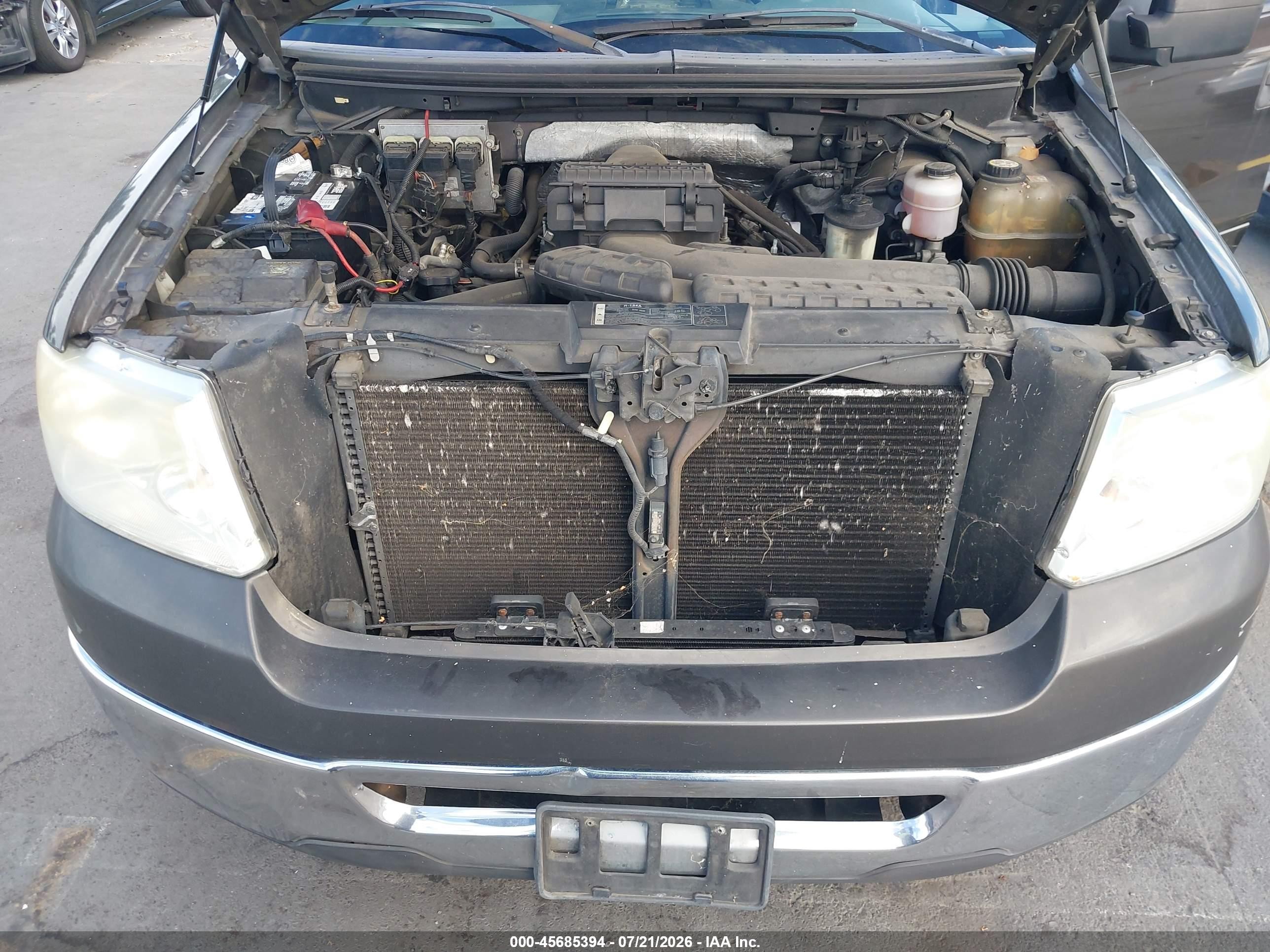 2007 Ford F-150 Lariat/xlt Gray vin: 1FTPW12537KC59575