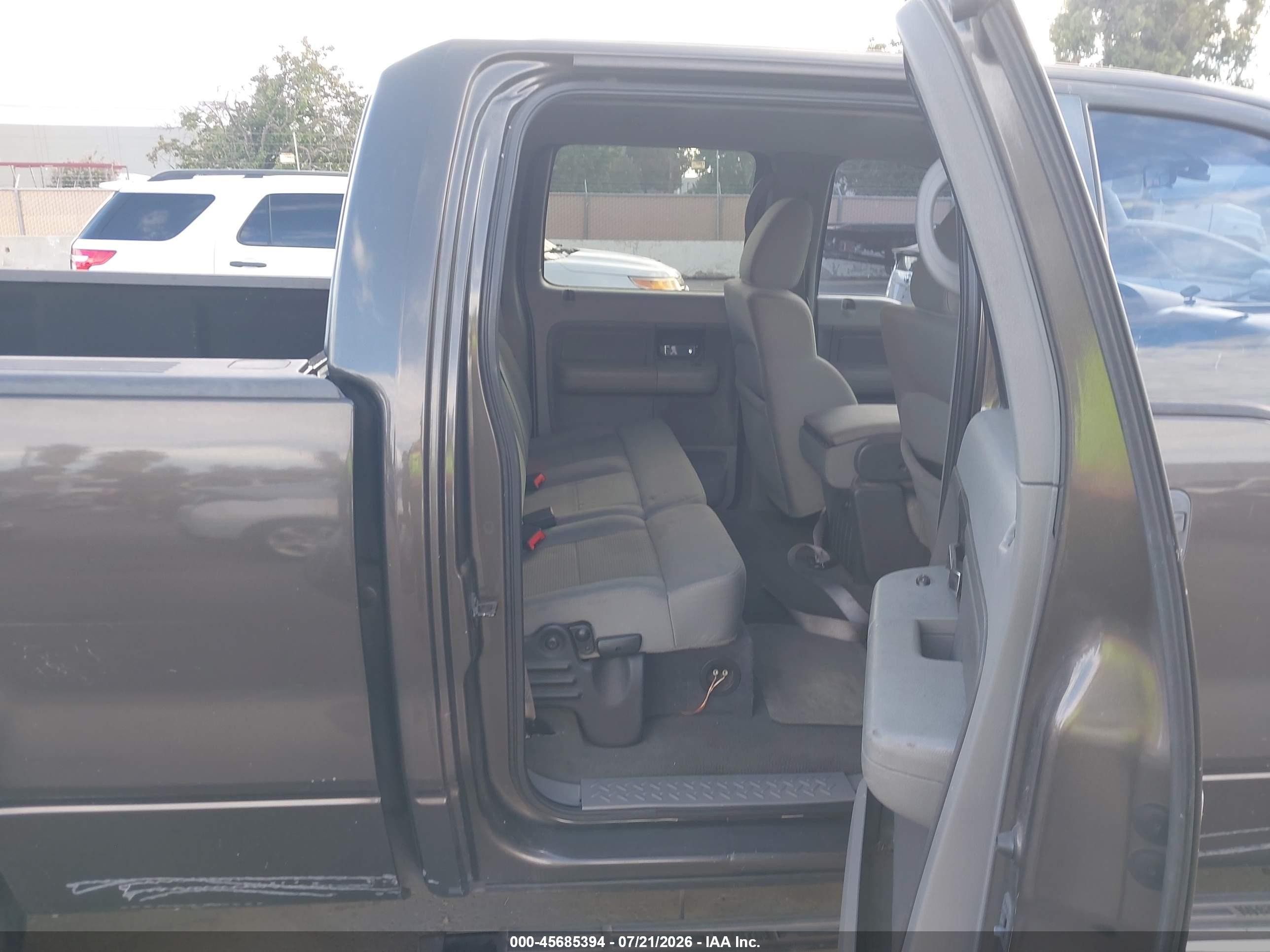 2007 Ford F-150 Lariat/xlt Gray vin: 1FTPW12537KC59575