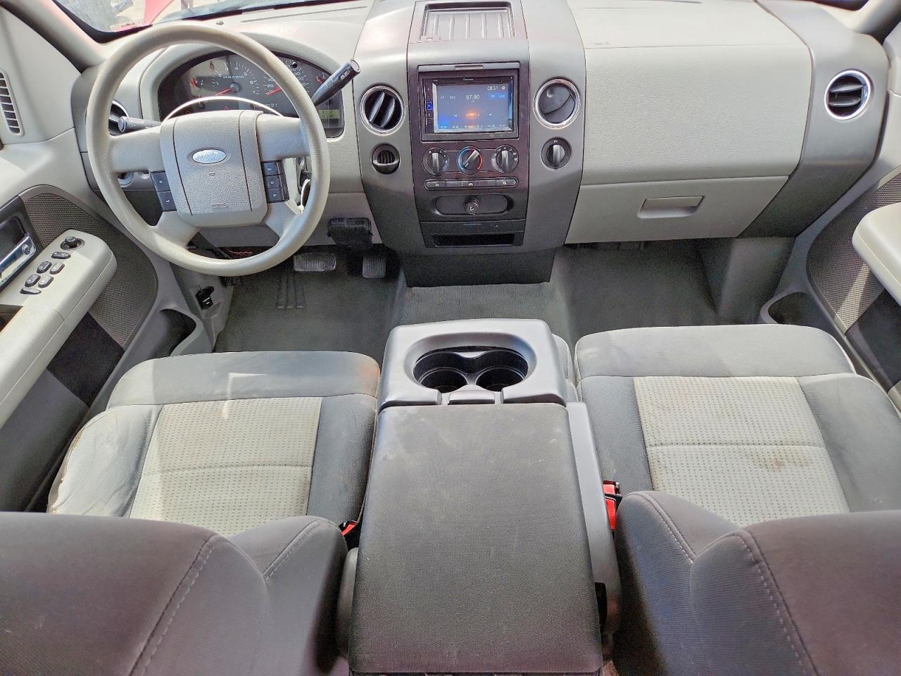 2007 Ford F150 Supercrew Burgundy vin: 1FTPW12537KC65604