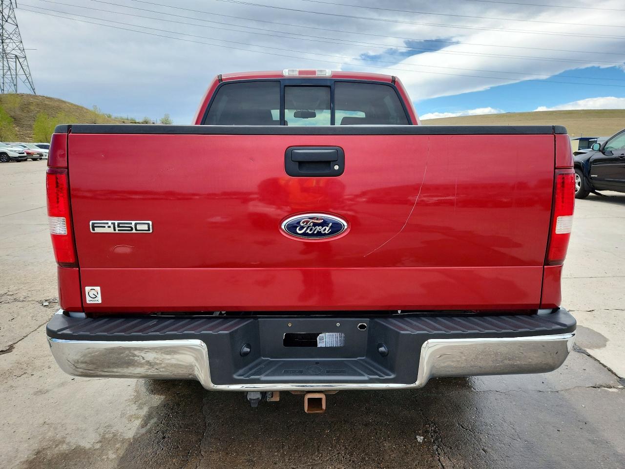 2007 Ford F150 Supercrew Burgundy vin: 1FTPW12537KC65604