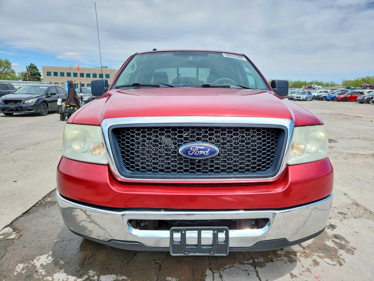 2007 Ford F150 Supercrew Burgundy vin: 1FTPW12537KC65604