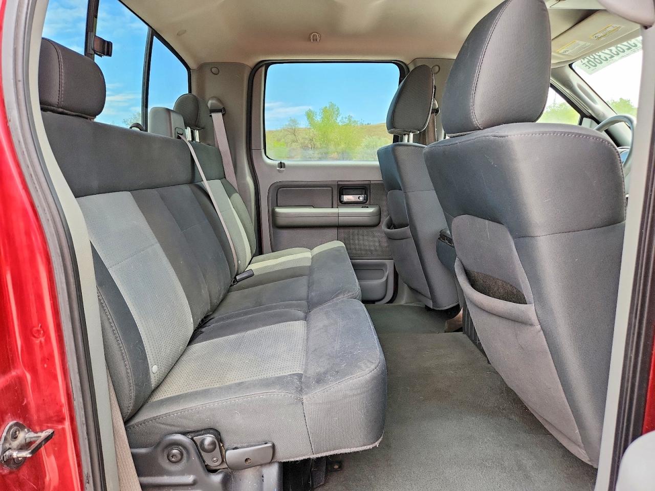2007 Ford F150 Supercrew Burgundy vin: 1FTPW12537KC65604