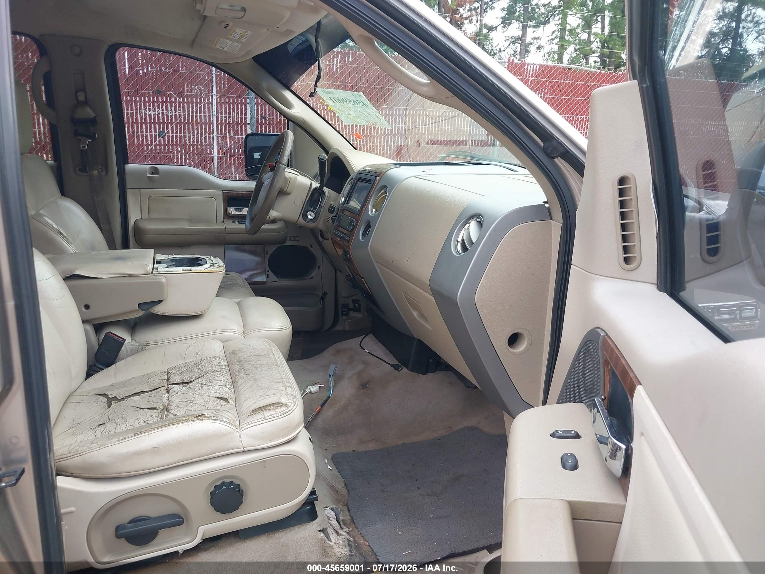 2004 Ford F-150 Lariat/xlt Tan vin: 1FTPW12544KA06132