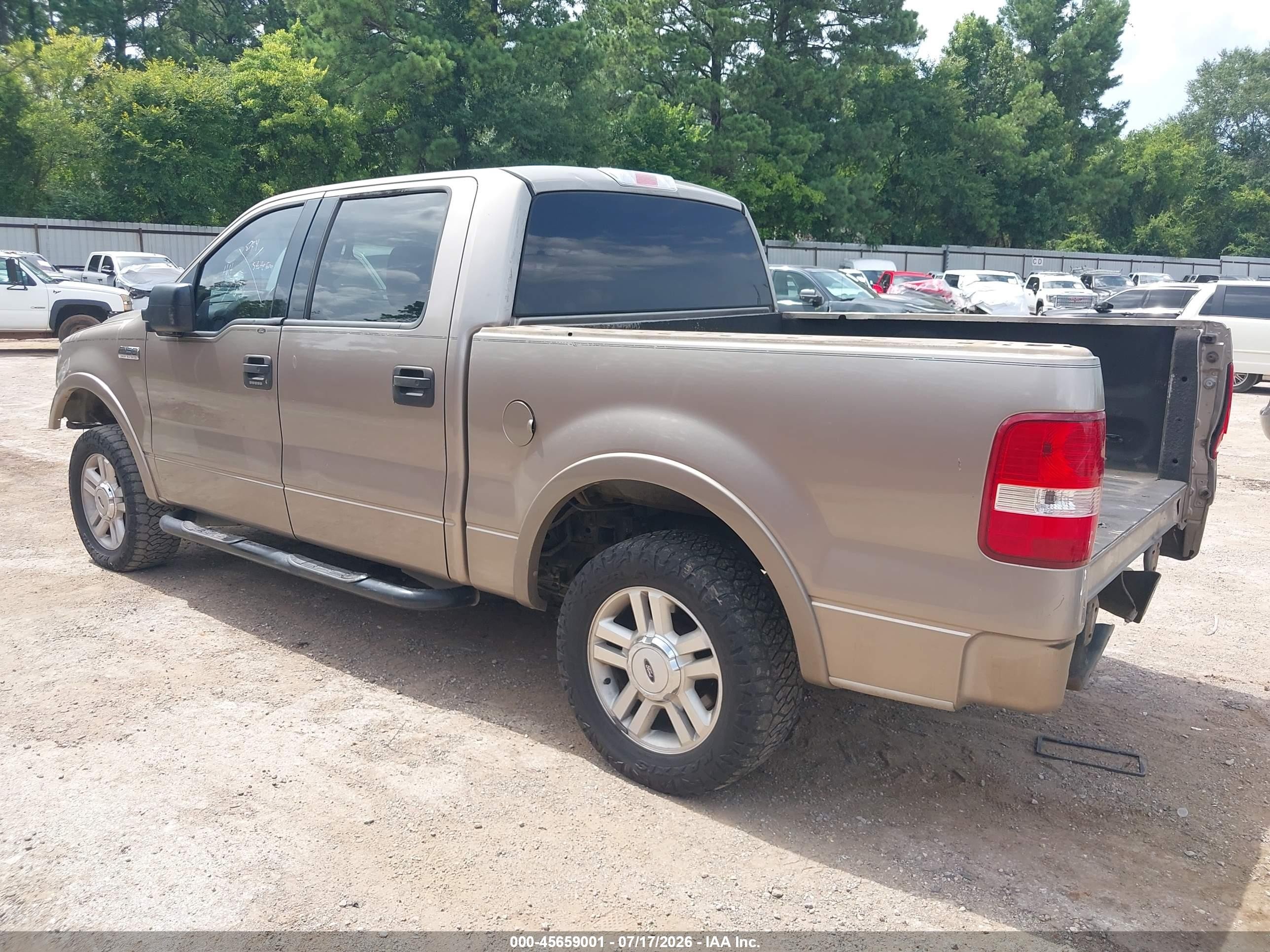 2004 Ford F-150 Lariat/xlt Tan vin: 1FTPW12544KA06132
