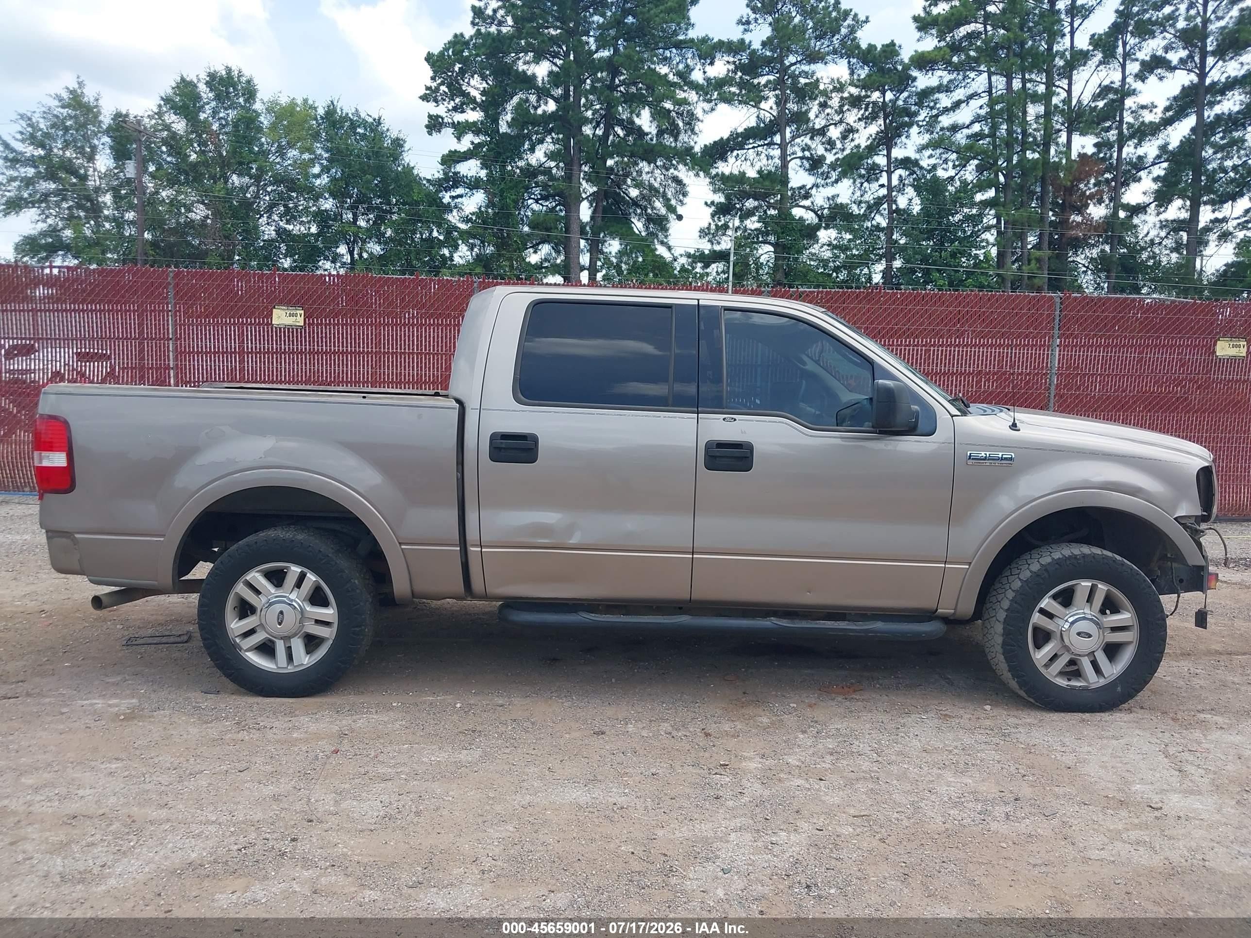 2004 Ford F-150 Lariat/xlt Tan vin: 1FTPW12544KA06132