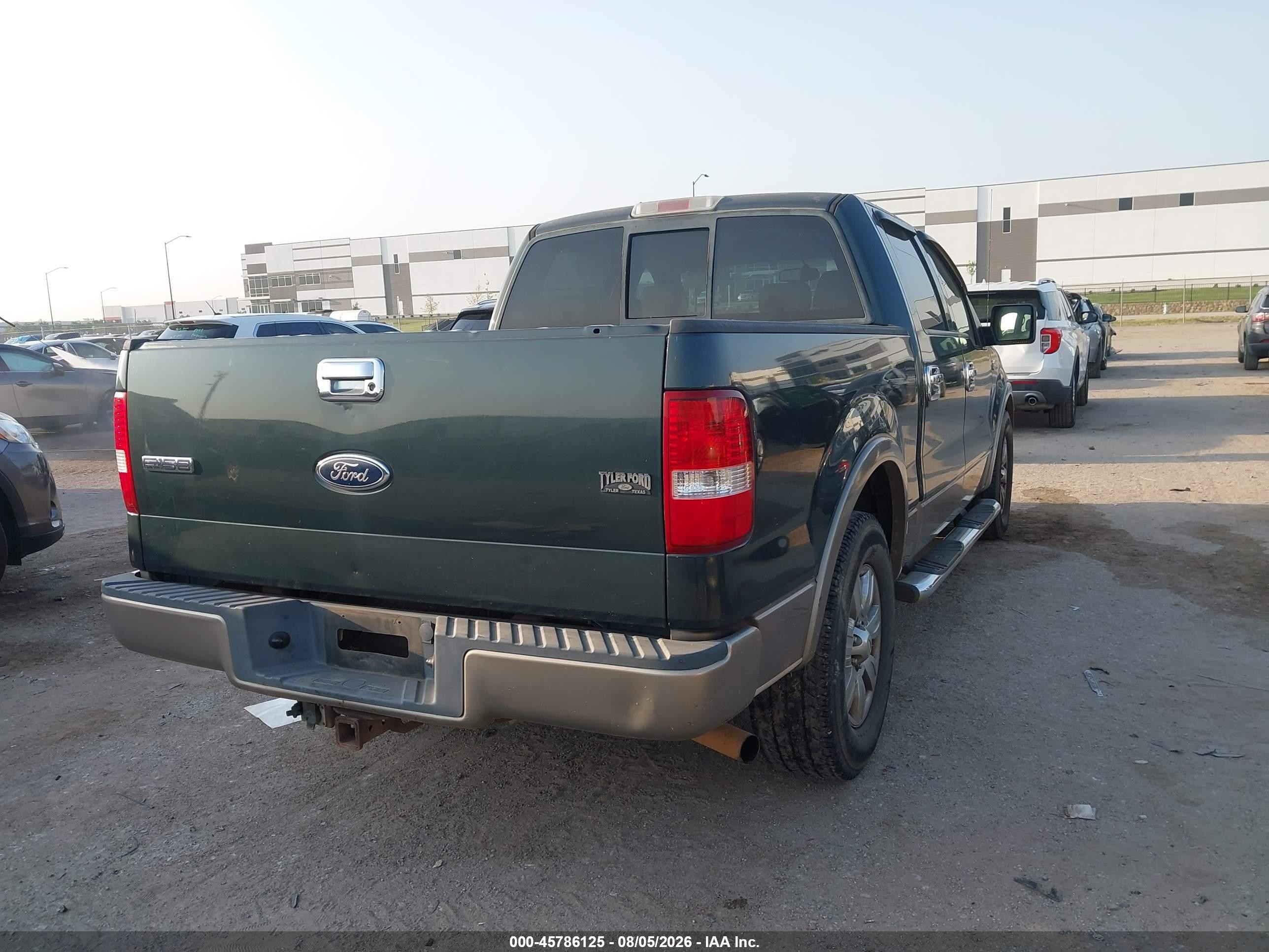2004 Ford F-150 Lariat/xlt Green vin: 1FTPW12544KB02357