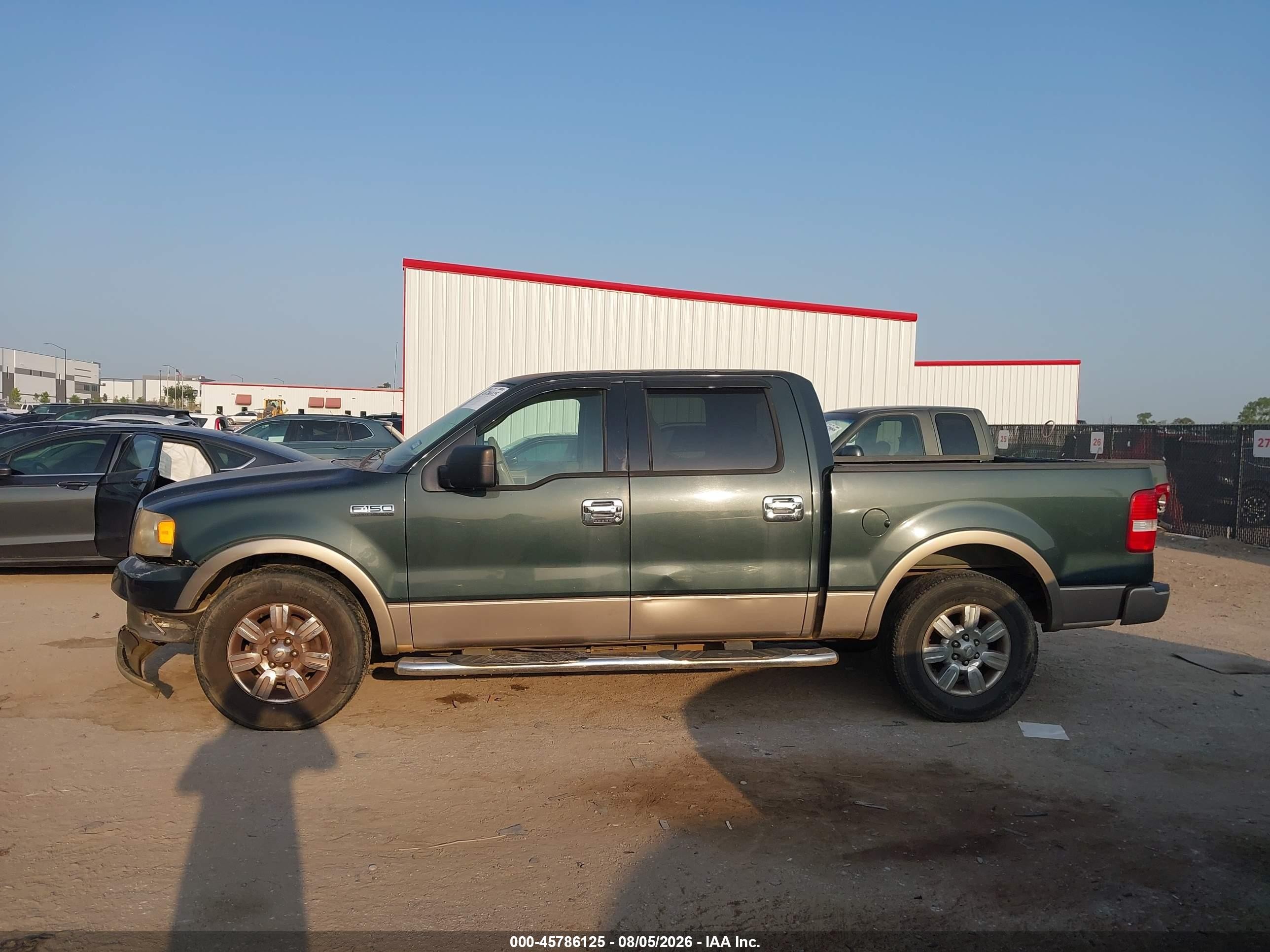 2004 Ford F-150 Lariat/xlt Green vin: 1FTPW12544KB02357