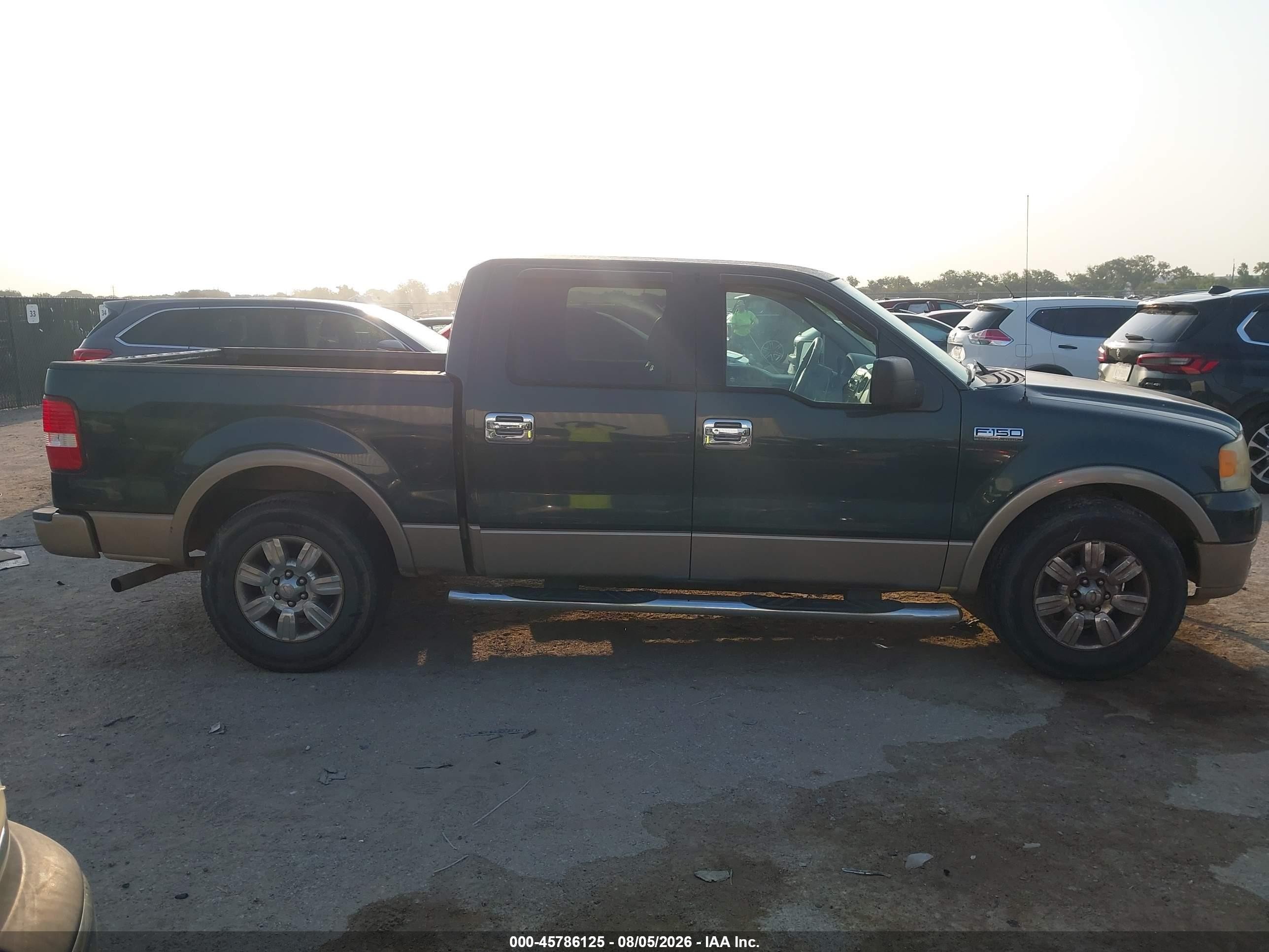 2004 Ford F-150 Lariat/xlt Green vin: 1FTPW12544KB02357