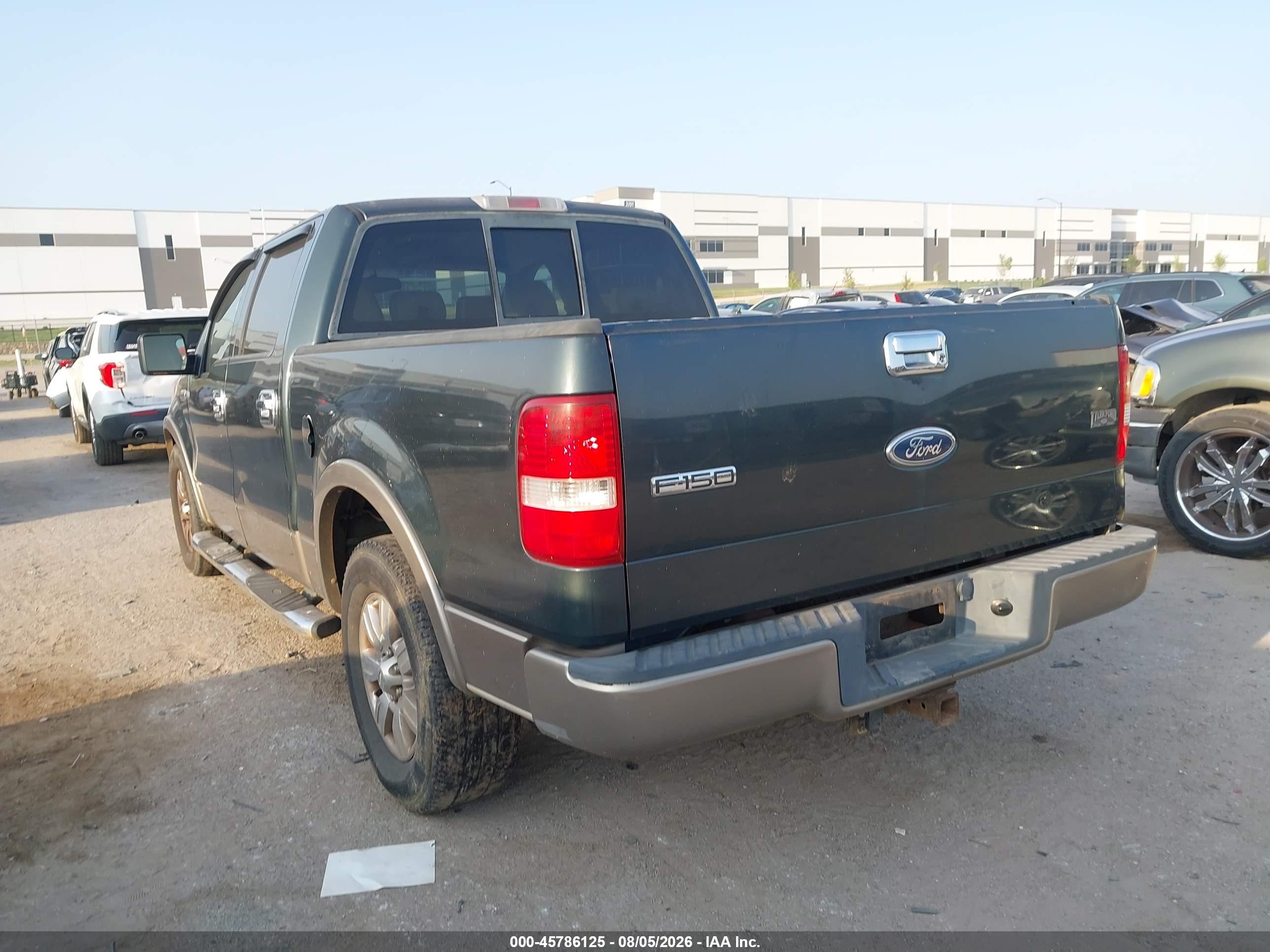 2004 Ford F-150 Lariat/xlt Green vin: 1FTPW12544KB02357