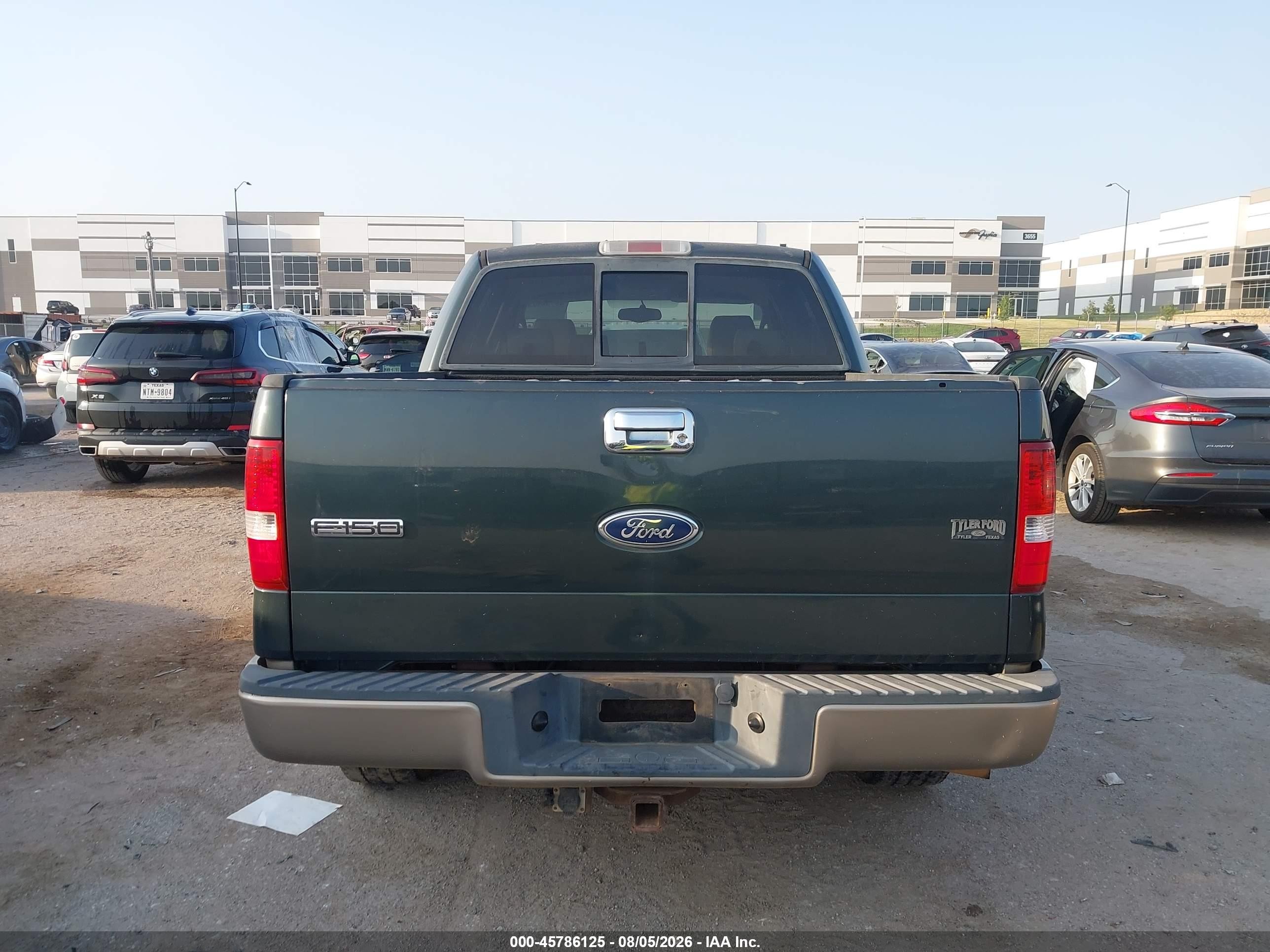 2004 Ford F-150 Lariat/xlt Green vin: 1FTPW12544KB02357