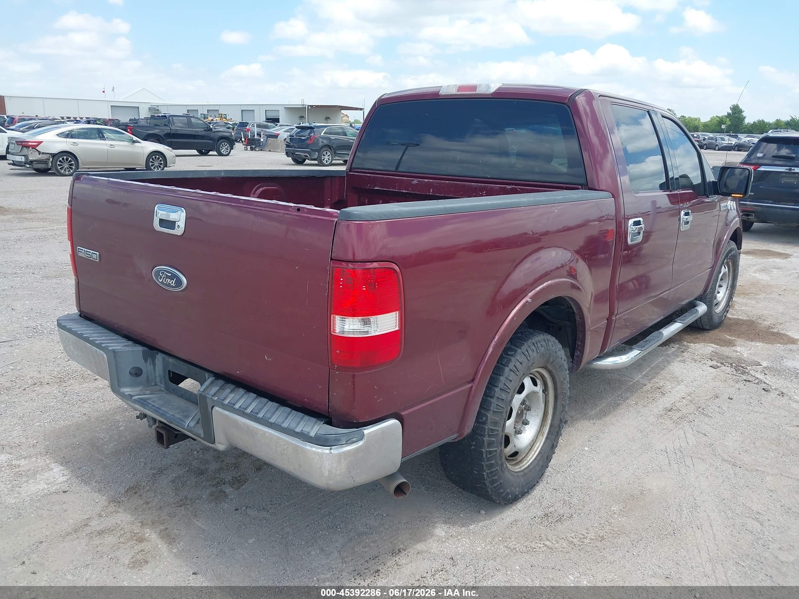 2004 Ford F-150 Lariat/xlt Purple vin: 1FTPW12544KB03220