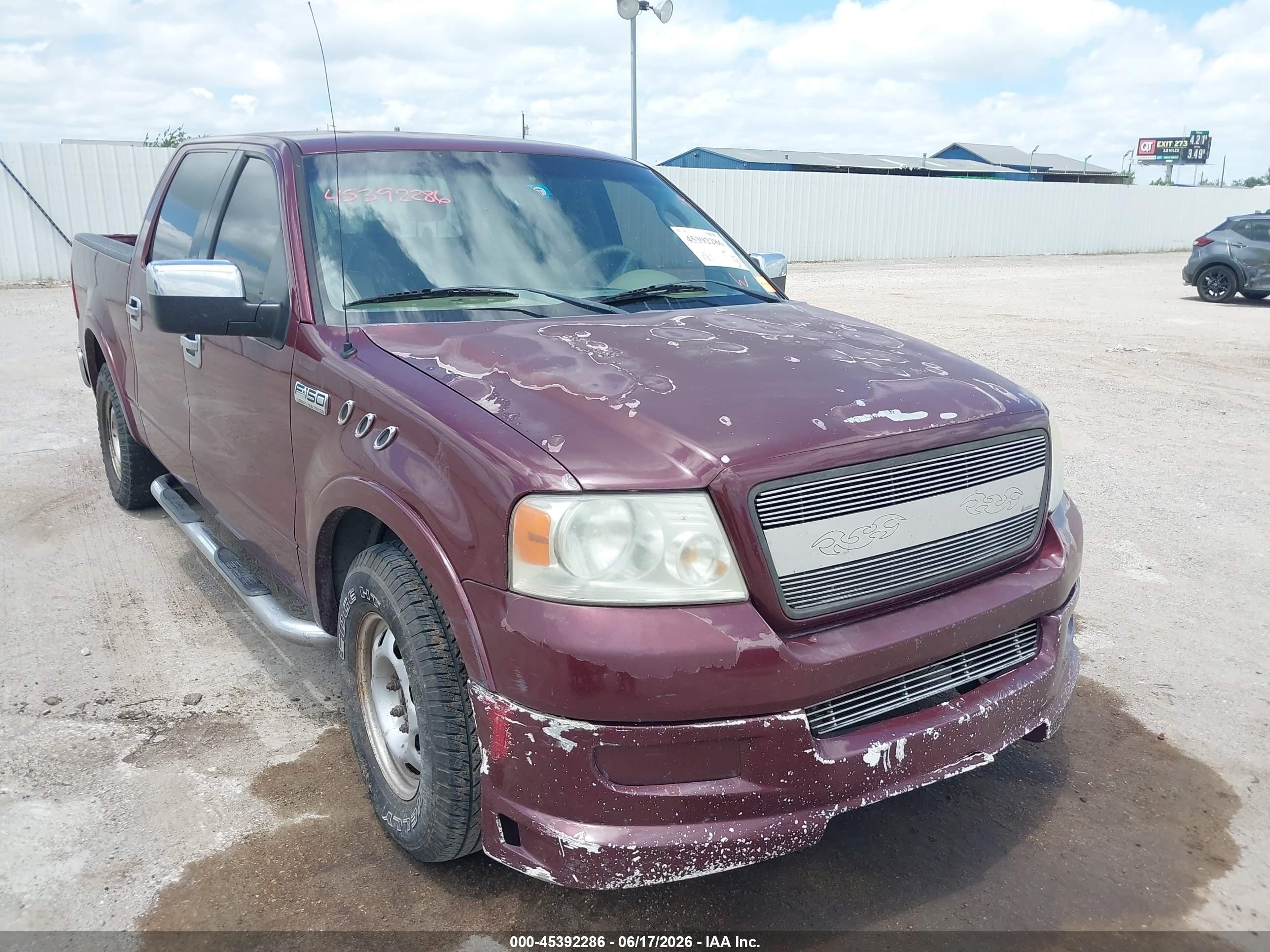 2004 Ford F-150 Lariat/xlt Purple vin: 1FTPW12544KB03220