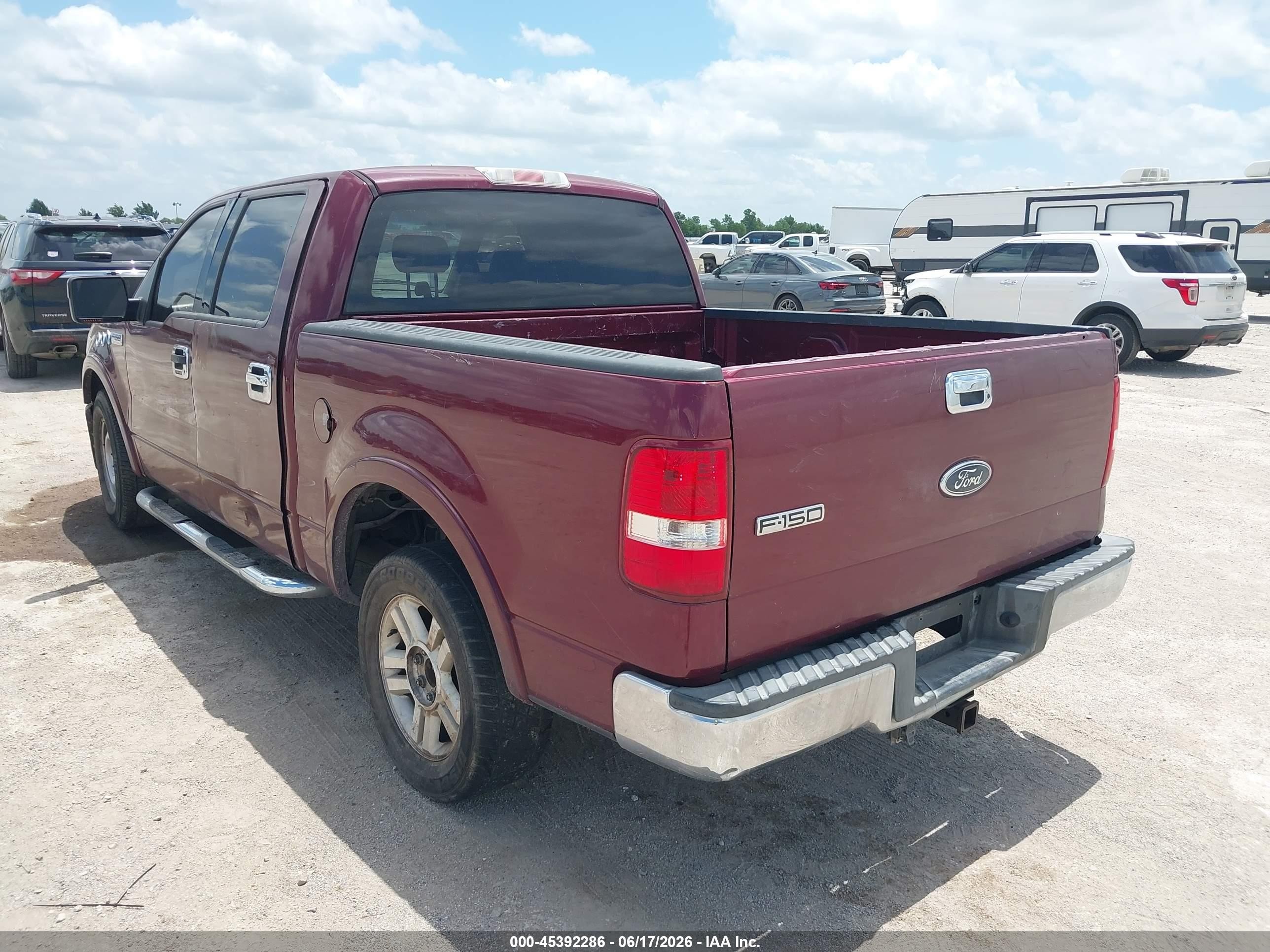2004 Ford F-150 Lariat/xlt Purple vin: 1FTPW12544KB03220