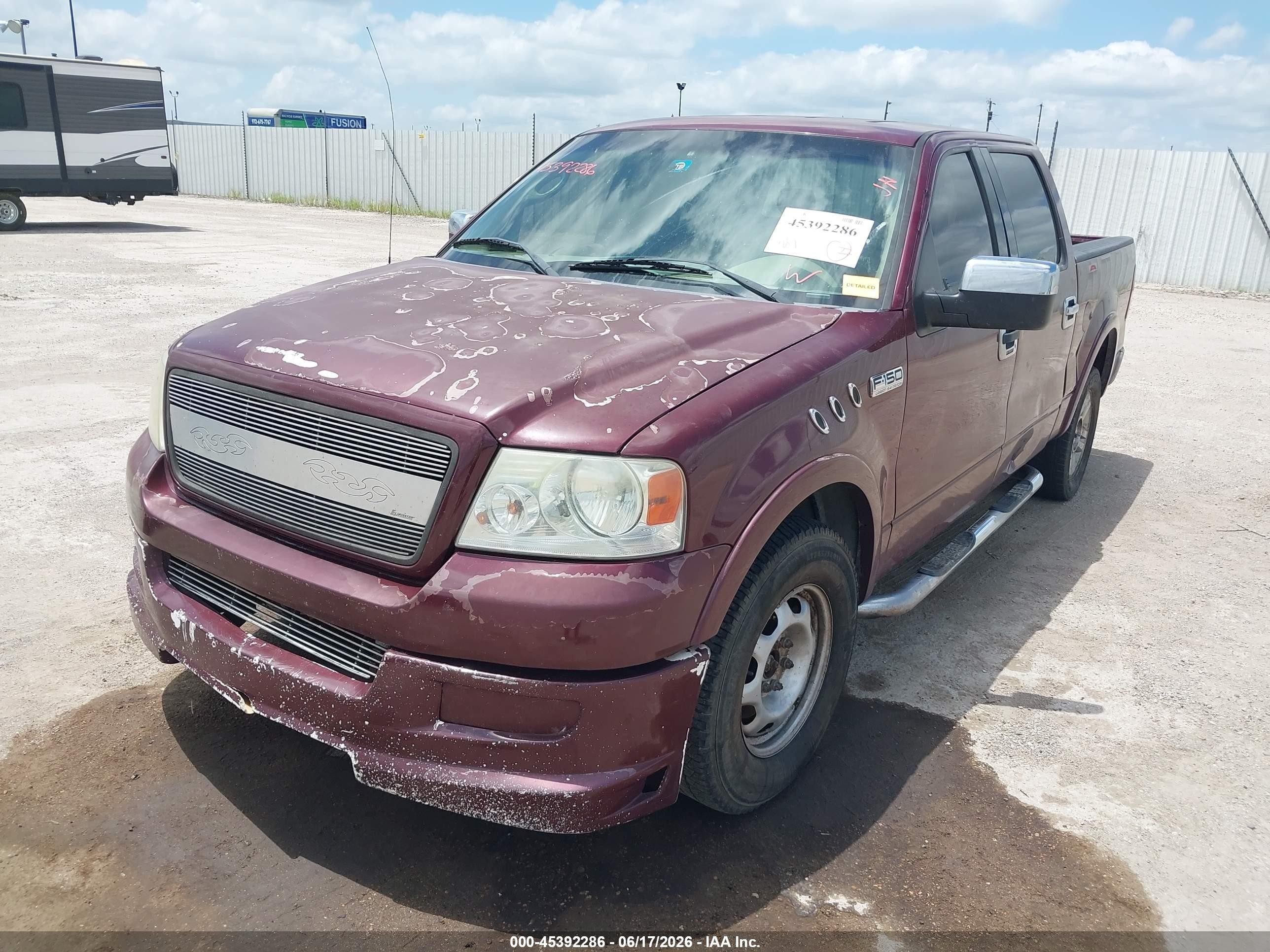 2004 Ford F-150 Lariat/xlt Purple vin: 1FTPW12544KB03220