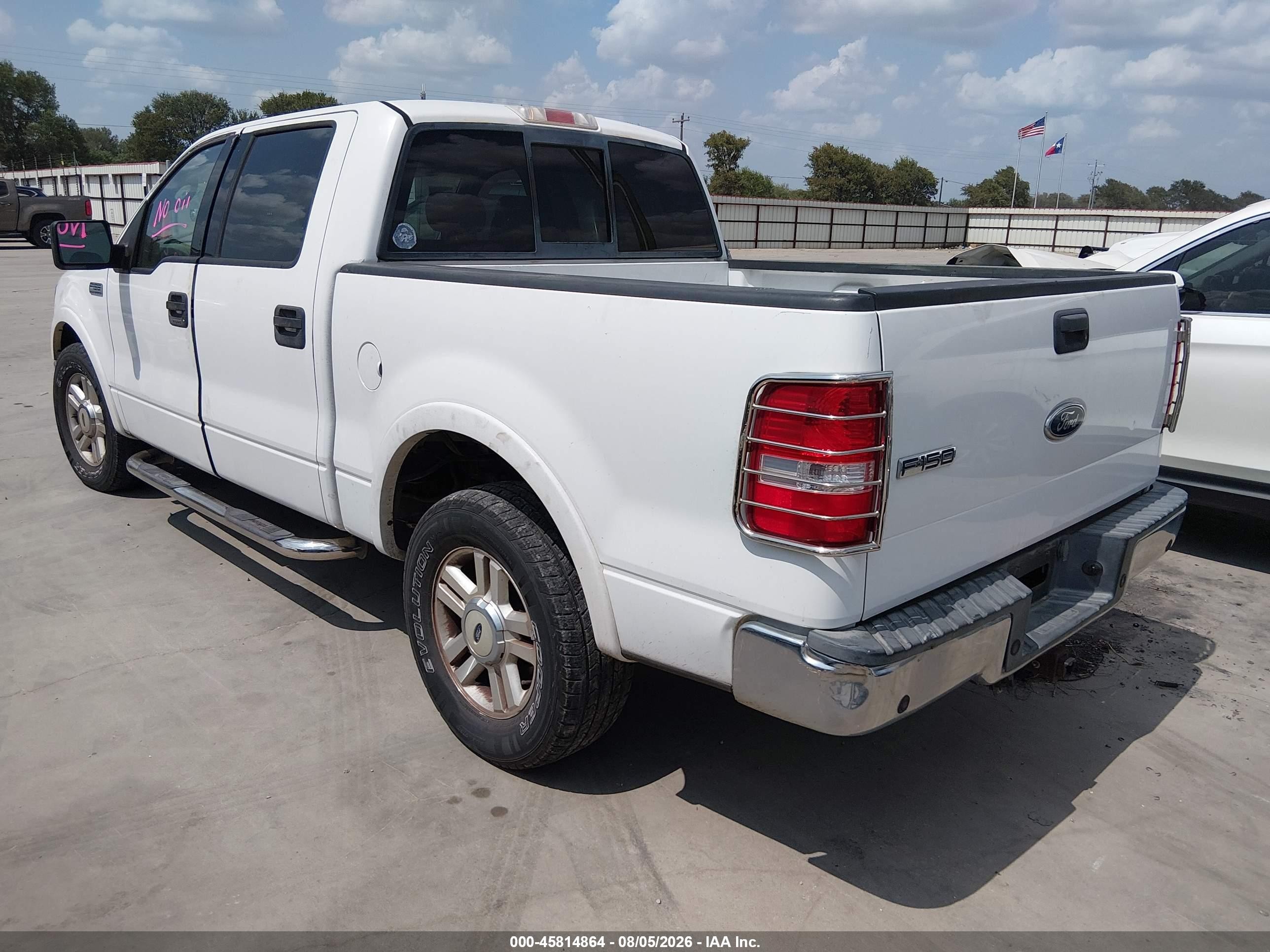 2004 Ford F-150 Lariat/xlt Белый vin: 1FTPW12544KB98555