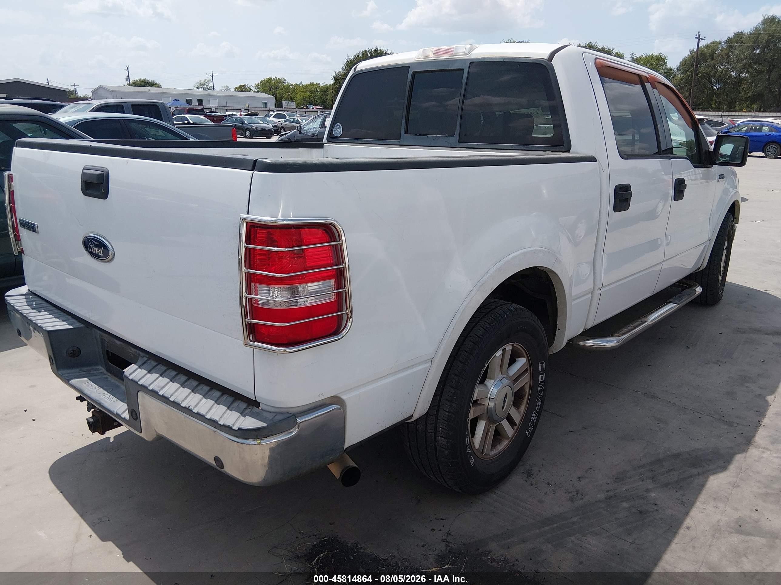 2004 Ford F-150 Lariat/xlt Белый vin: 1FTPW12544KB98555