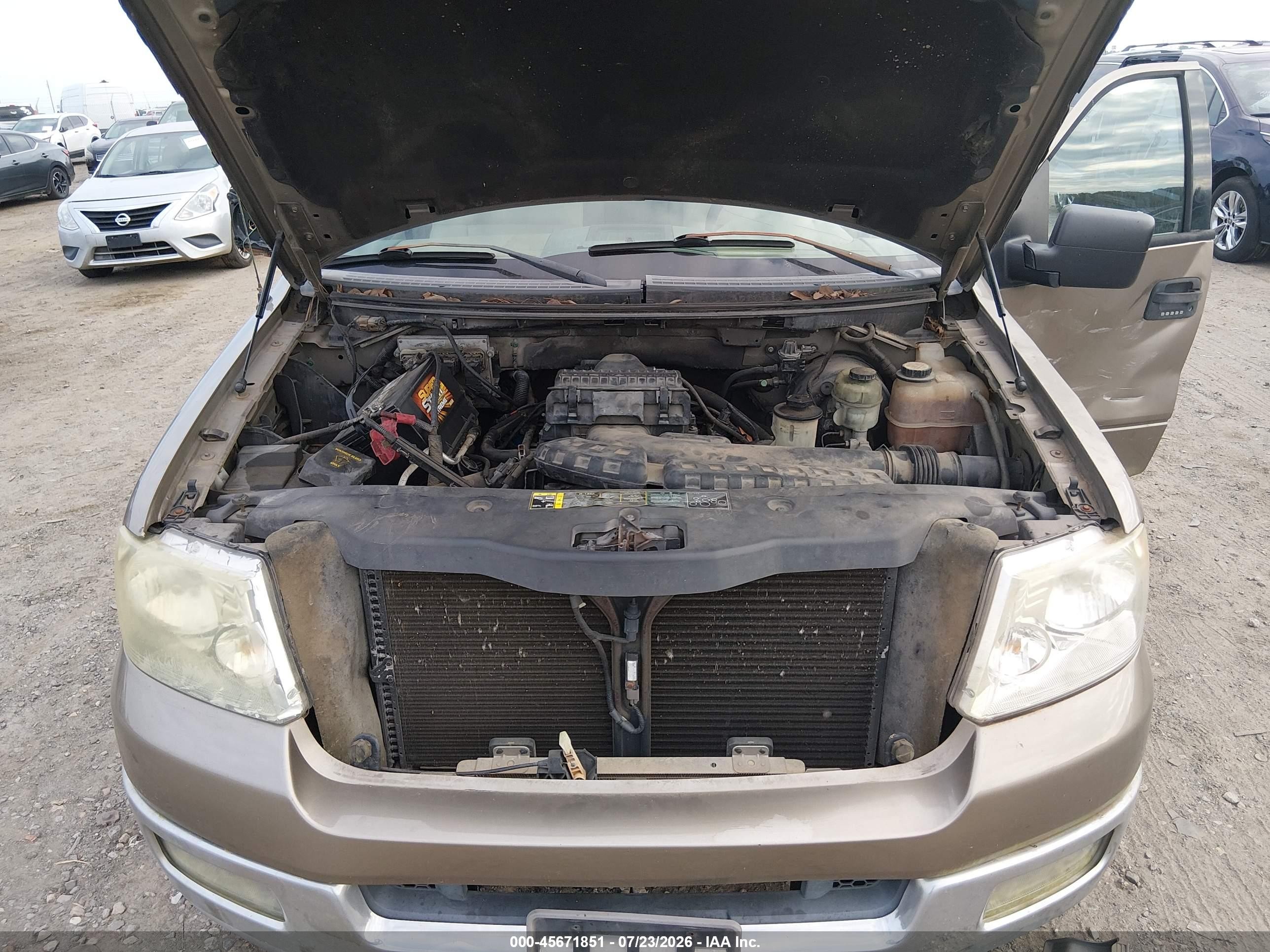 2004 Ford F-150 Lariat/xlt Beige vin: 1FTPW12544KC03026