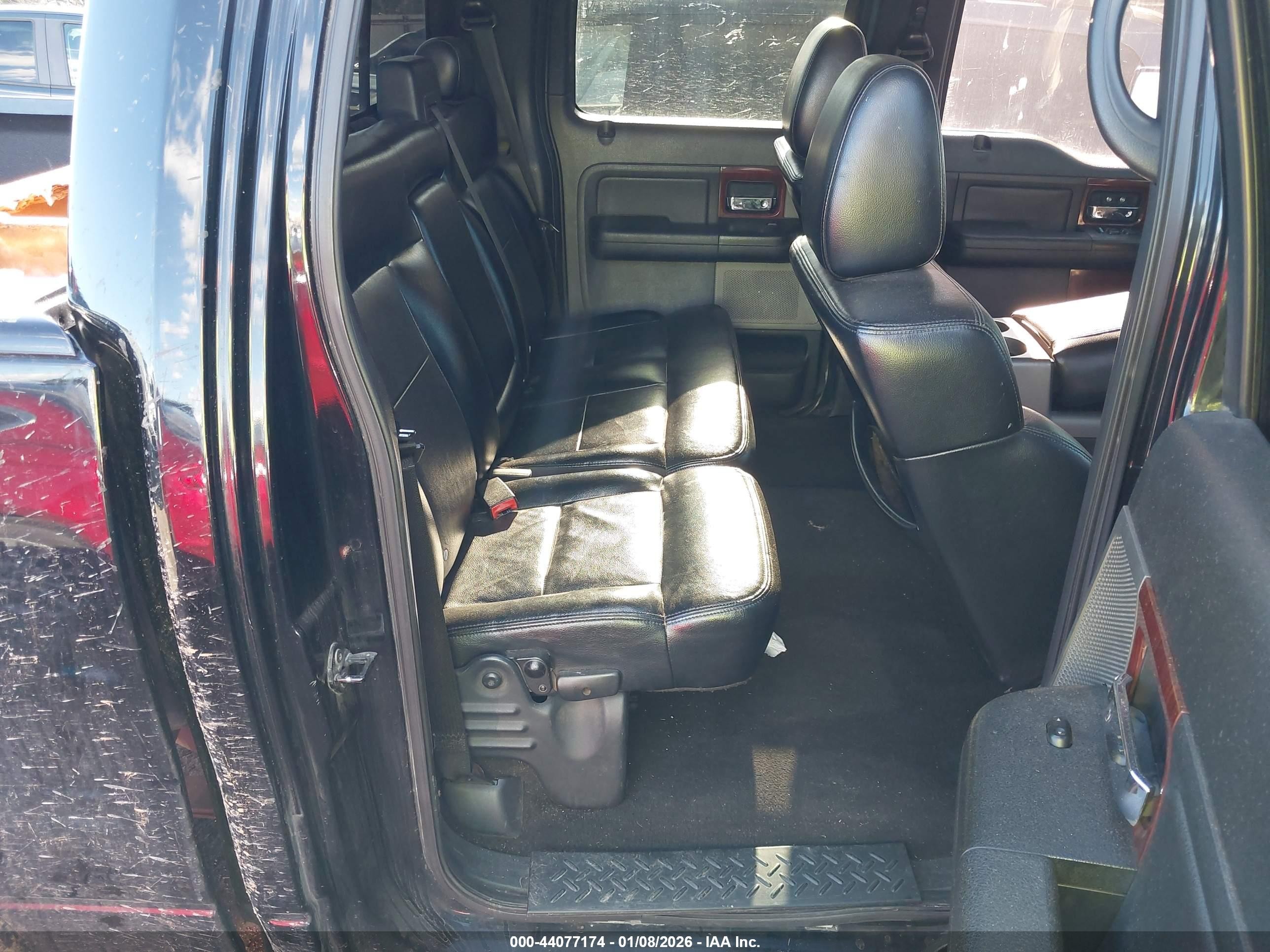 2005 Ford F-150 Lariat/xlt Black vin: 1FTPW12545FA50464