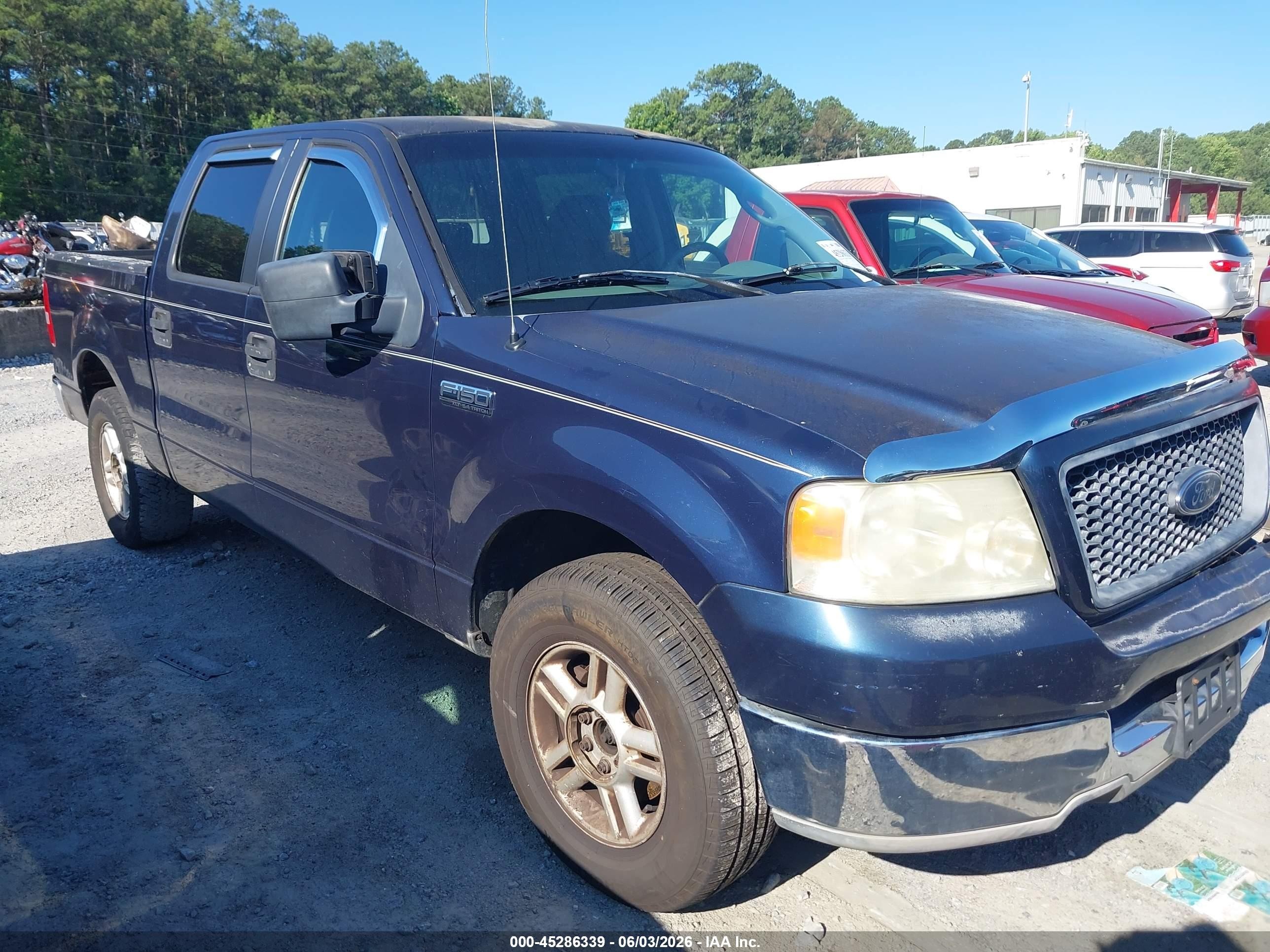 2005 Ford F-150 Lariat/xlt Dark Blue vin: 1FTPW12545KC14979