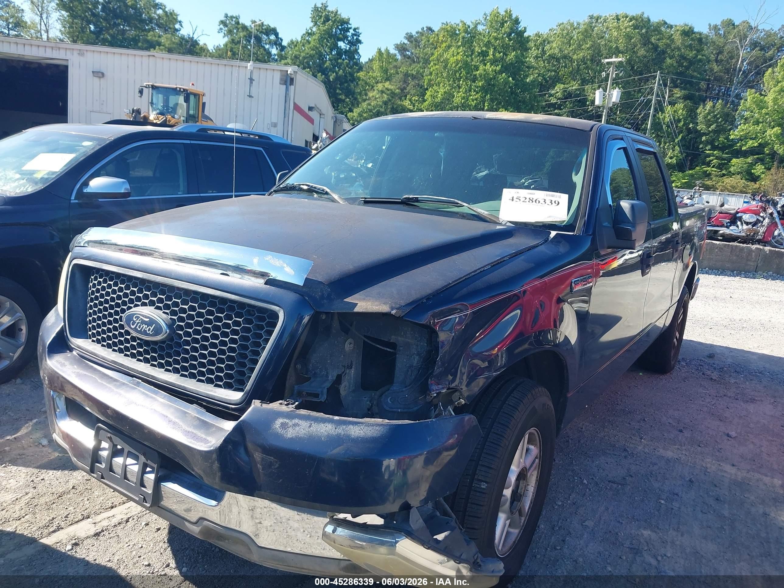 2005 Ford F-150 Lariat/xlt Dark Blue vin: 1FTPW12545KC14979