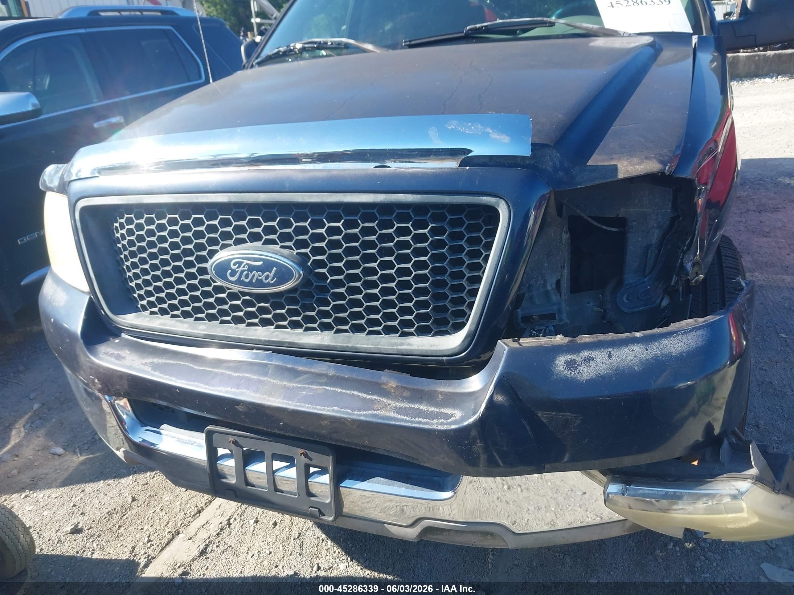 2005 Ford F-150 Lariat/xlt Dark Blue vin: 1FTPW12545KC14979