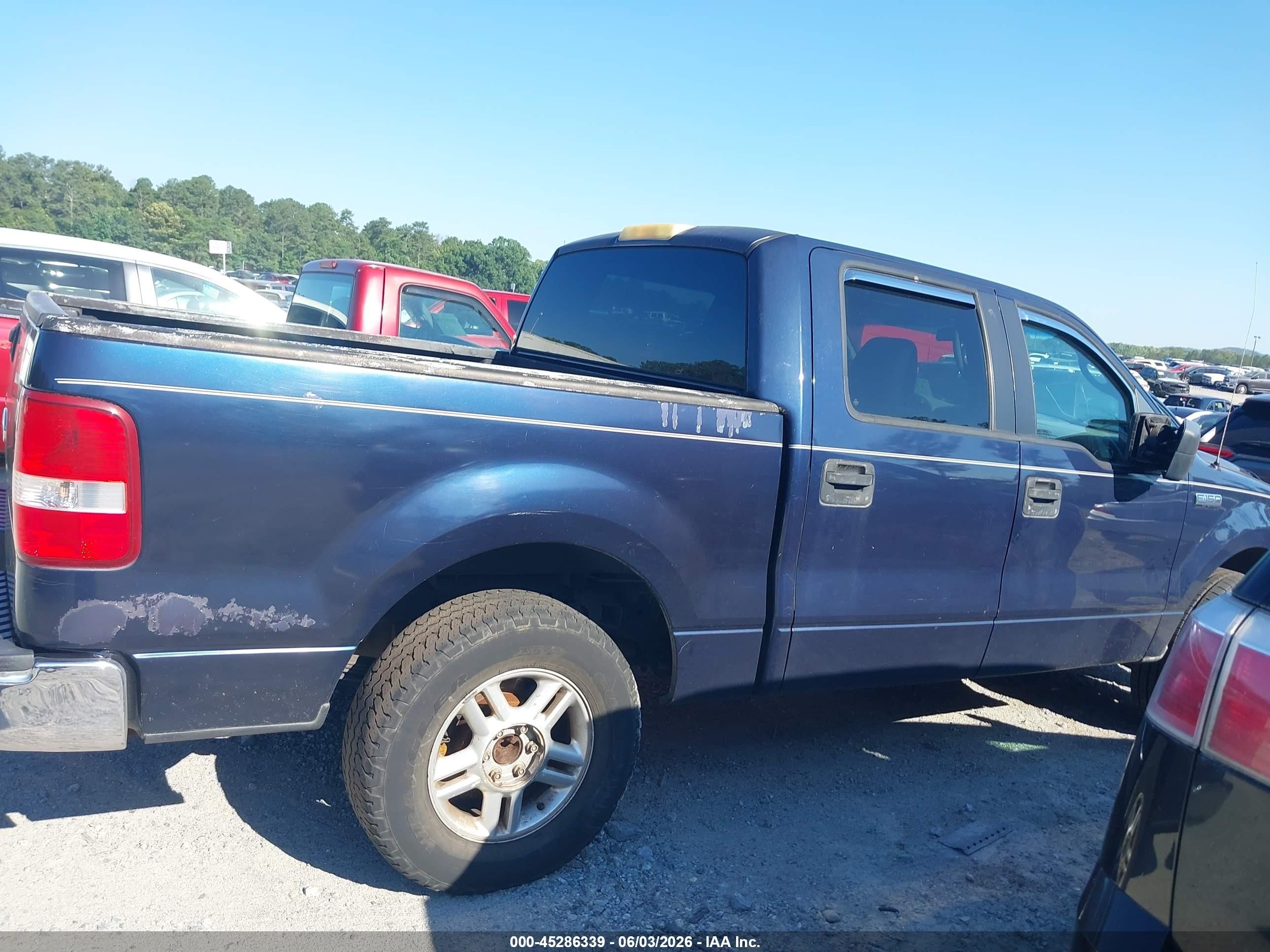 2005 Ford F-150 Lariat/xlt Dark Blue vin: 1FTPW12545KC14979